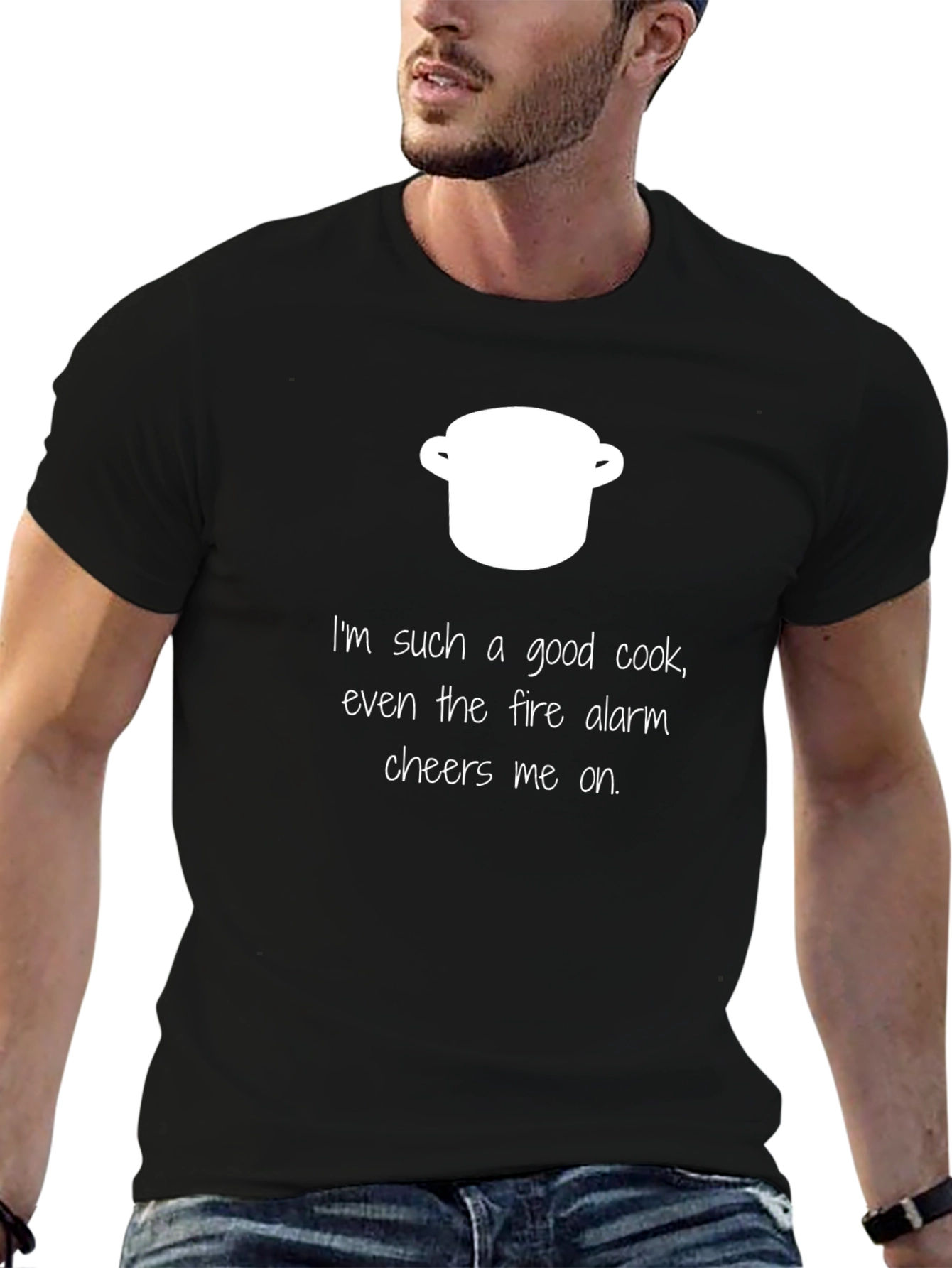 Funny Cook T-Shirt - Fire Alarm Cheers