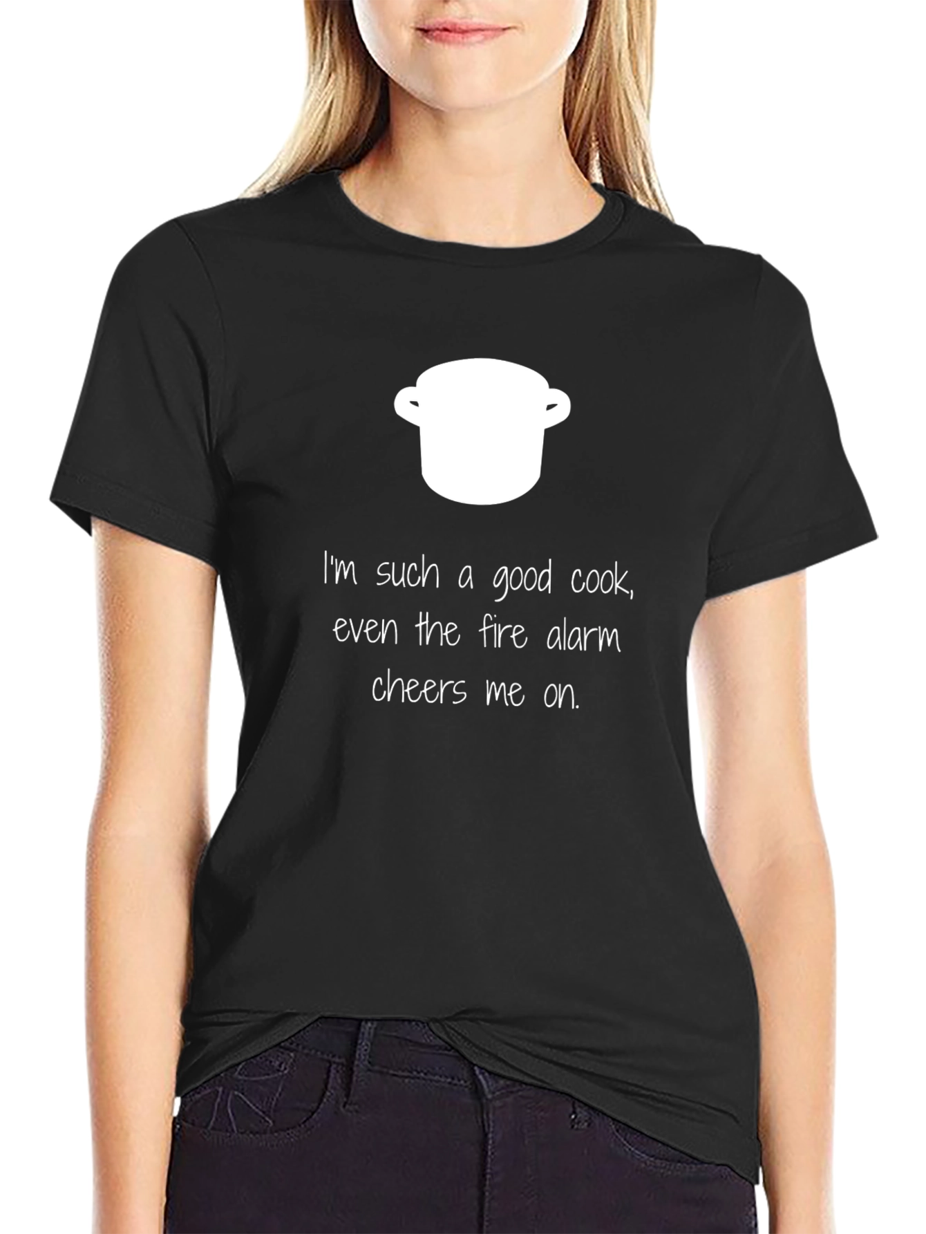 Funny Cook T-Shirt - Fire Alarm Cheers