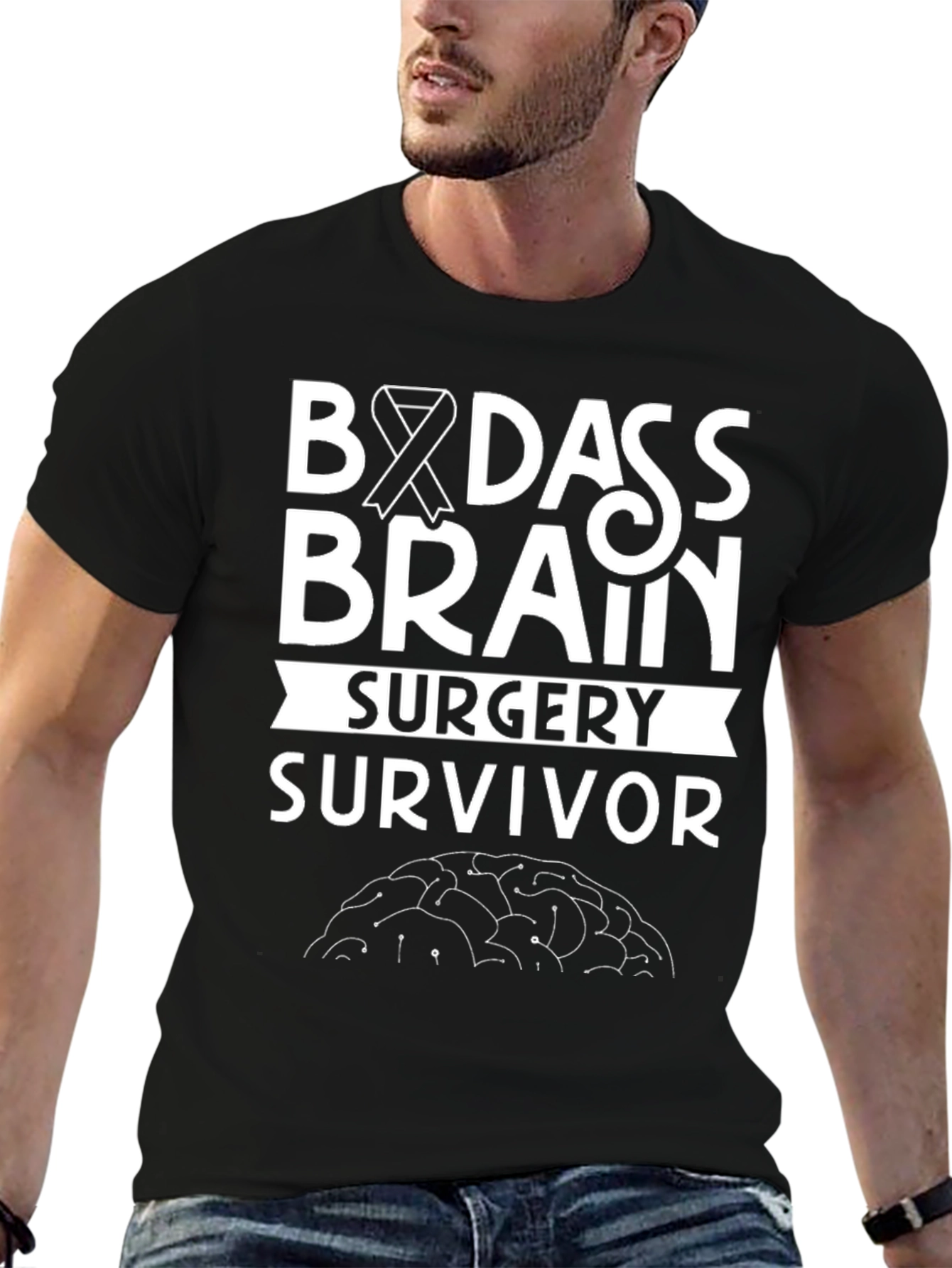 Badass Brain Surgery Survivor T-Shirt