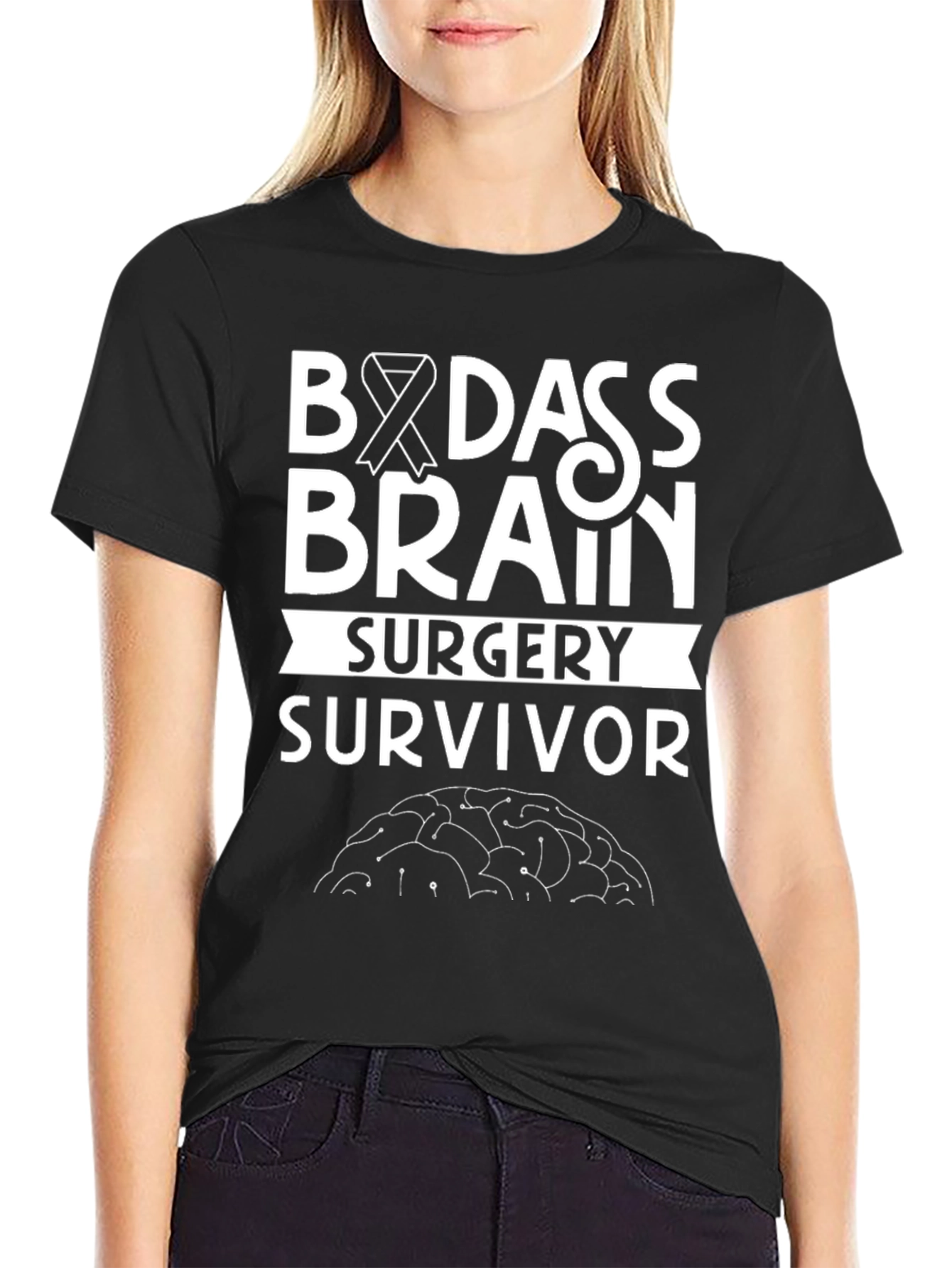 Badass Brain Surgery Survivor T-Shirt