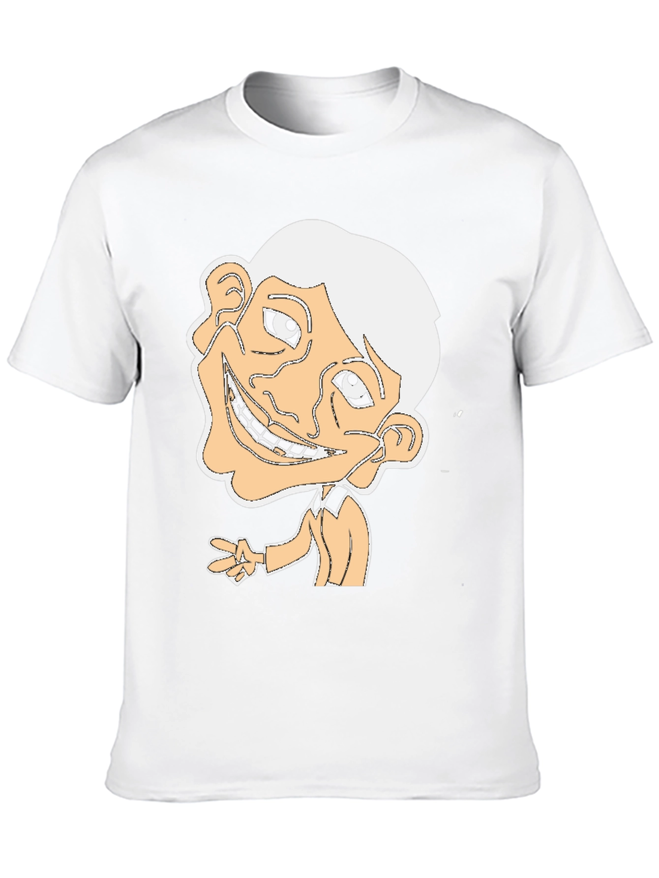 Troll Face Graphic Tee - Black Cotton Shirt