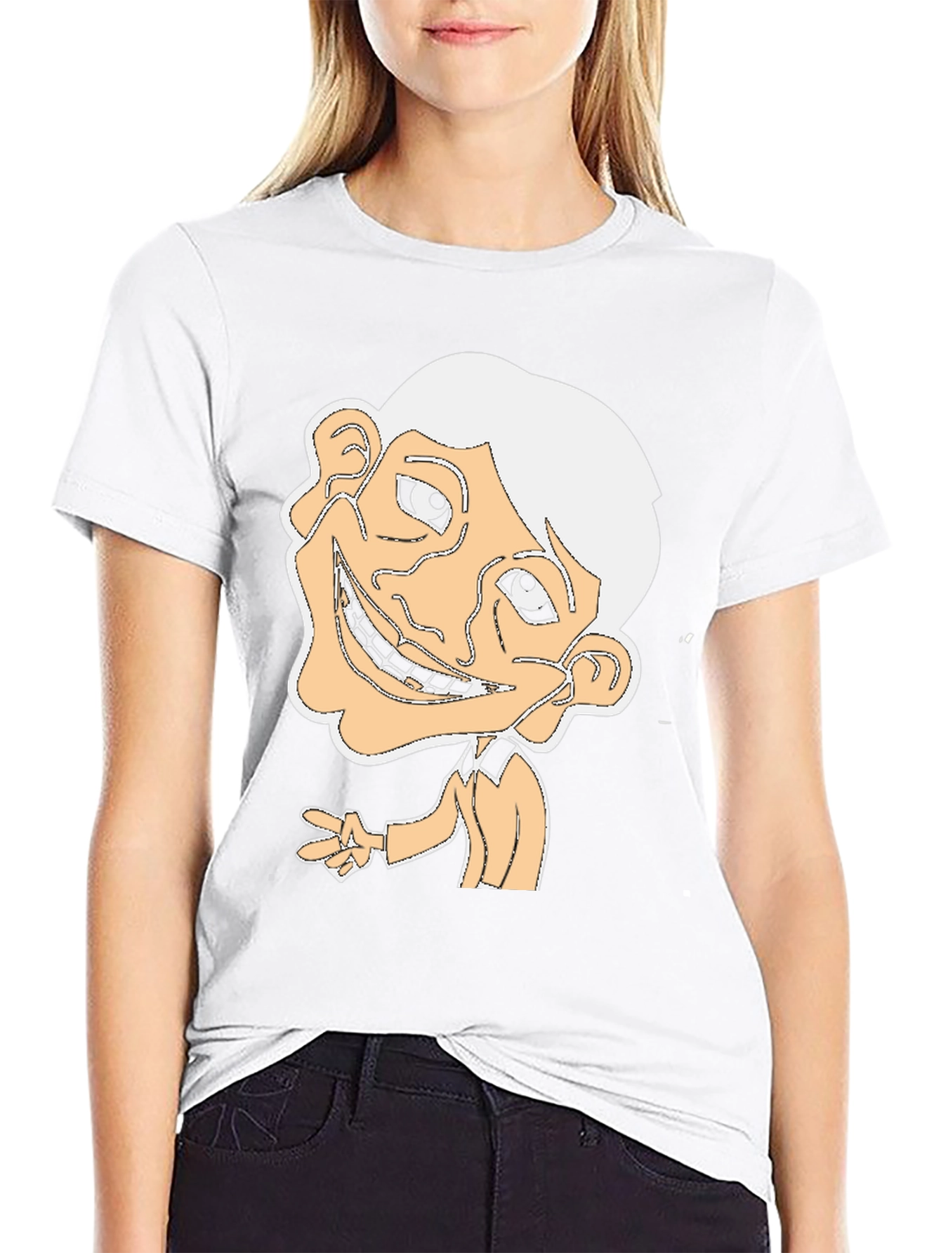 Troll Face Graphic Tee - Black Cotton Shirt