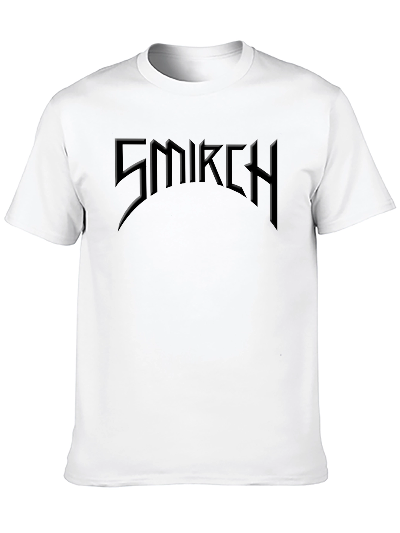 SMIIRCH Black Graphic Tee - Mens Fashion