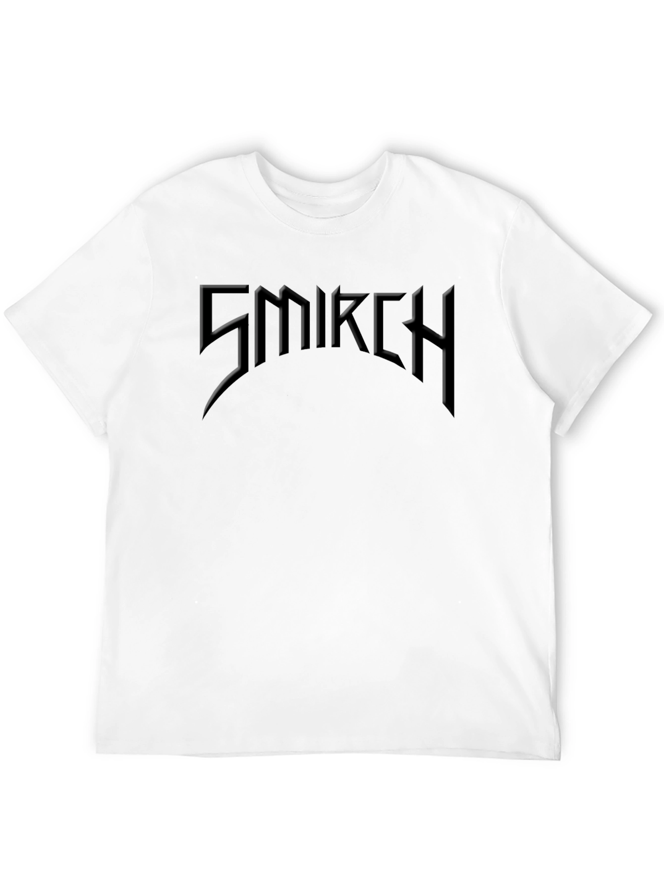 SMIIRCH Black Graphic Tee - Mens Fashion