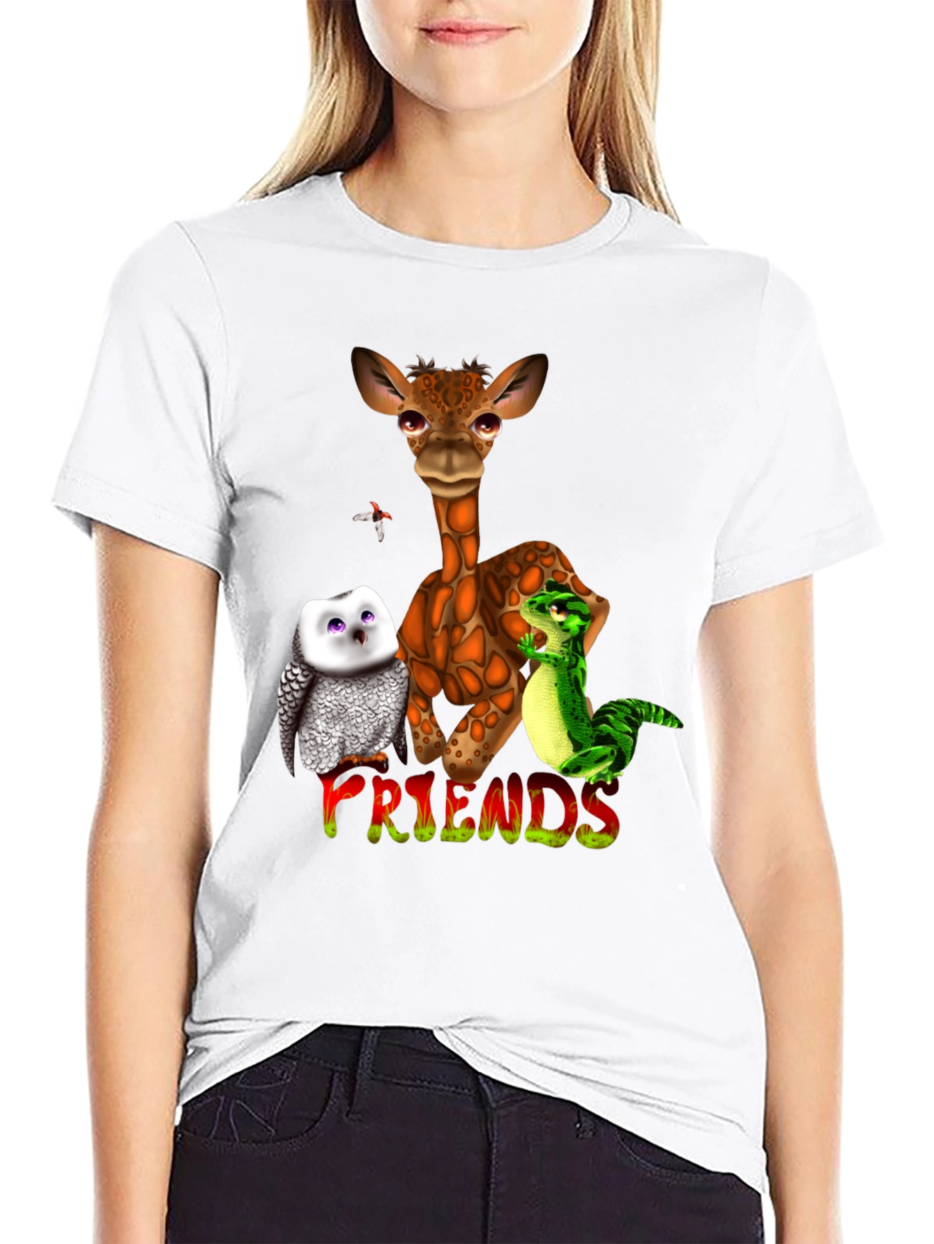 Animal Friends Graphic T-Shirt