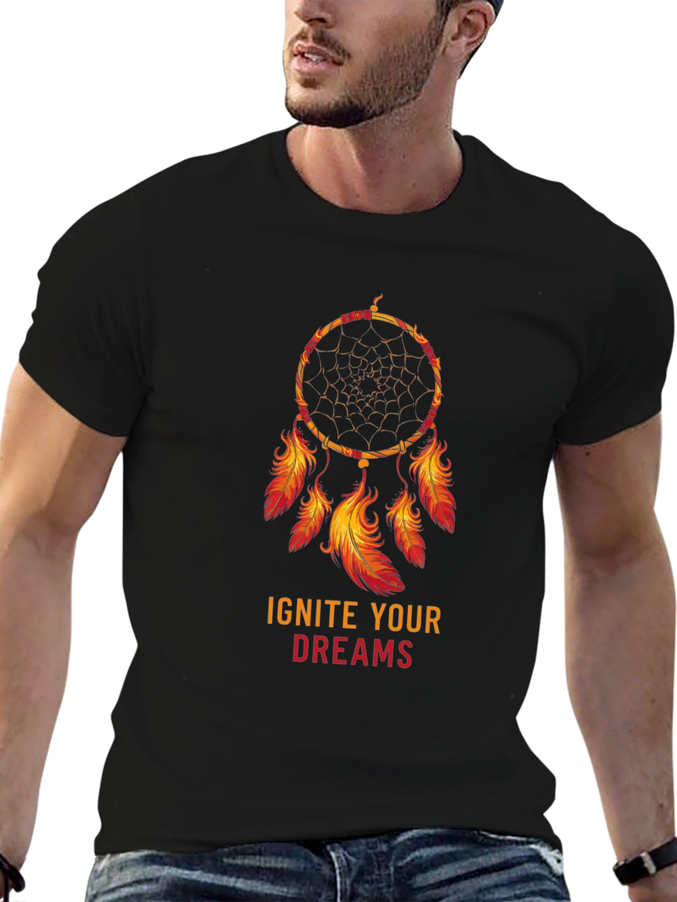 Dream Catcher Graphic Tee - Ignite Your Dreams