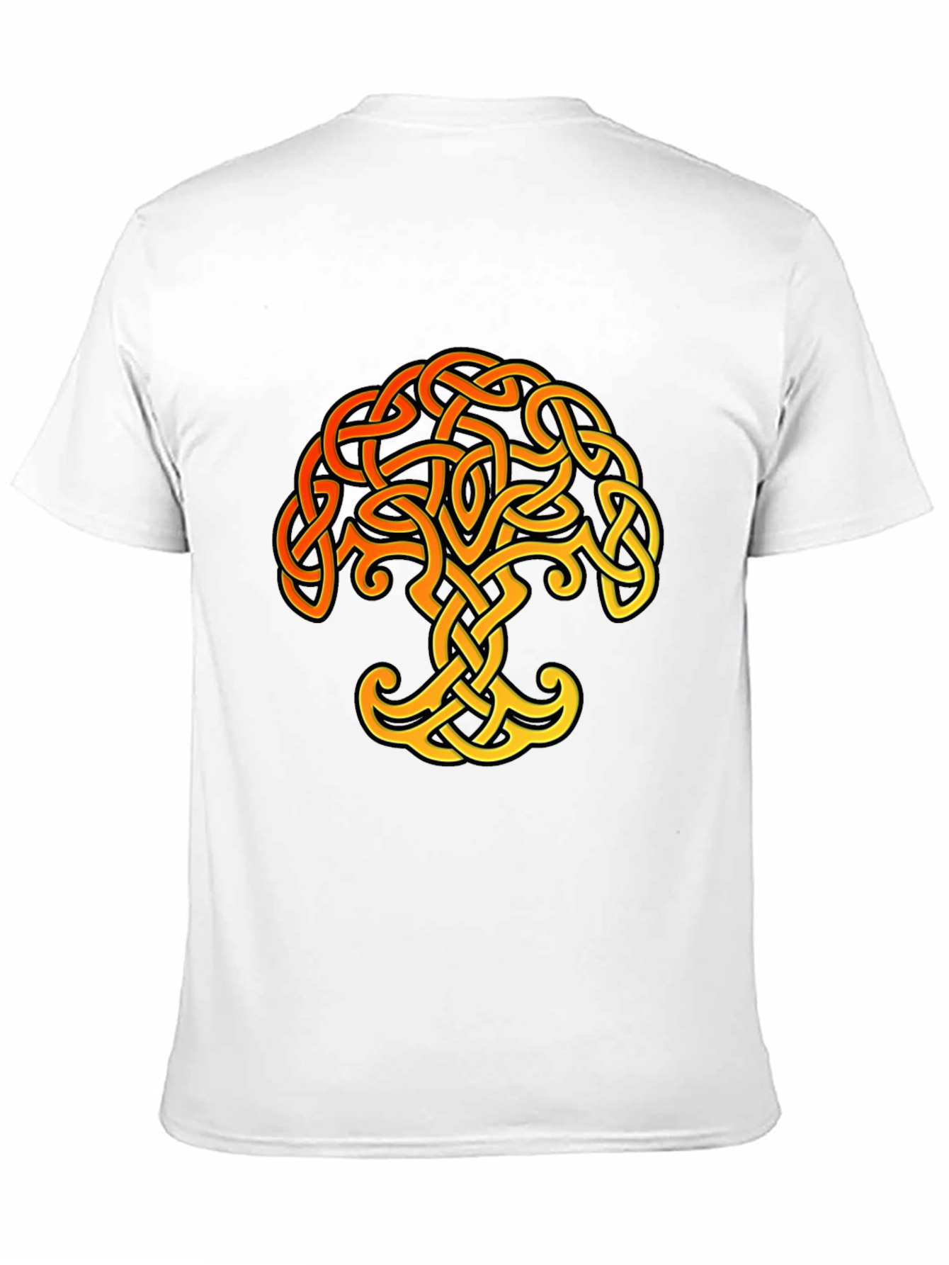 Celtic Knot Tree of Life Black T-Shirt