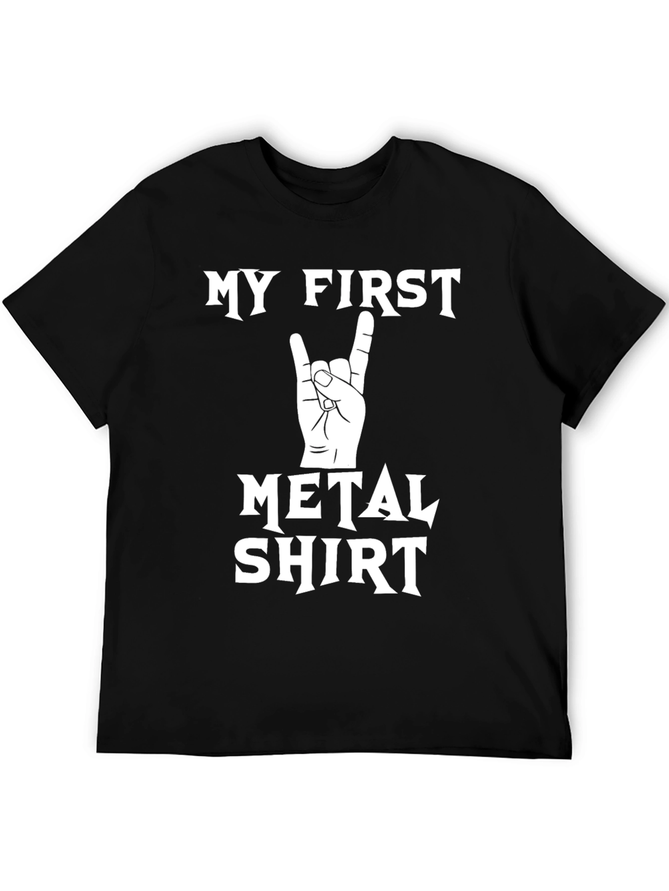 My First Metal Shirt - Black Tee