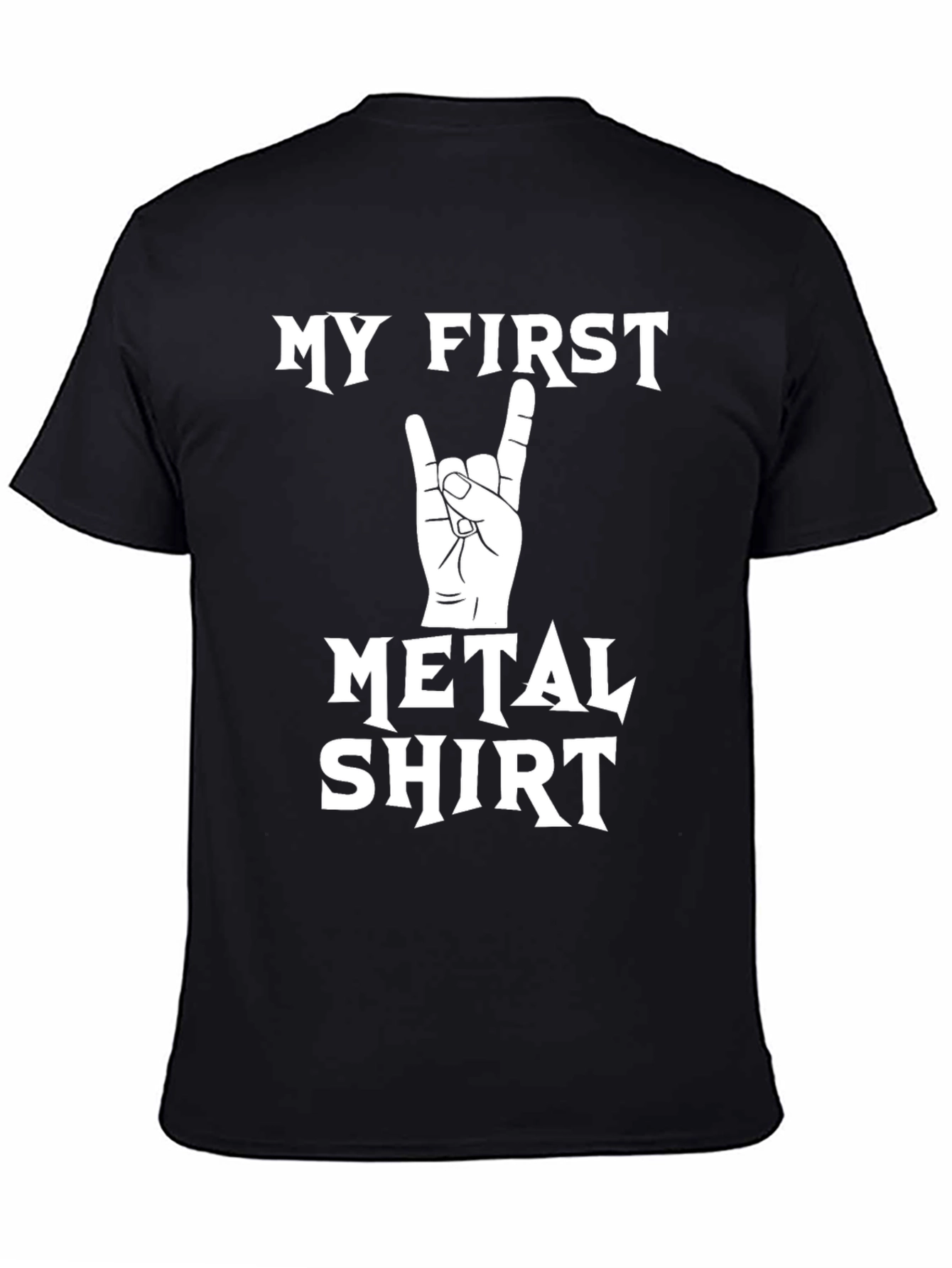 My First Metal Shirt - Black Tee