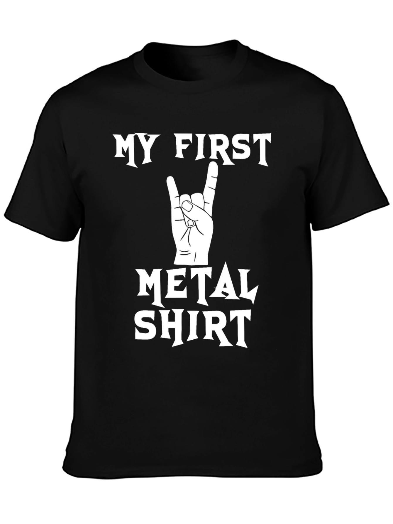 My First Metal Shirt - Black Tee