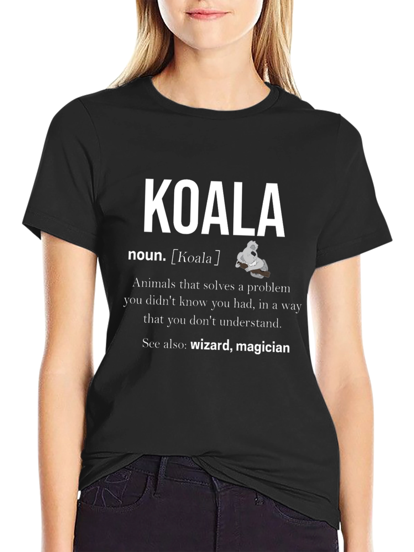 Funny Koala Definition T-Shirt