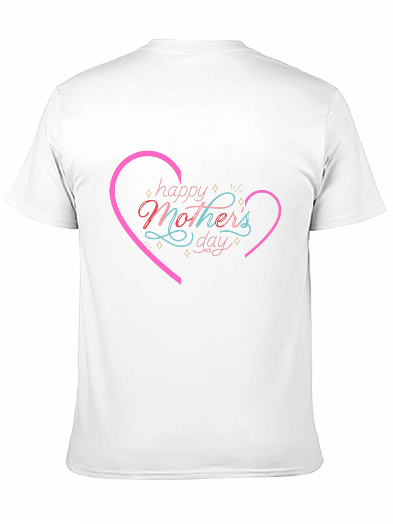 Happy Mothers Day Black T-Shirt