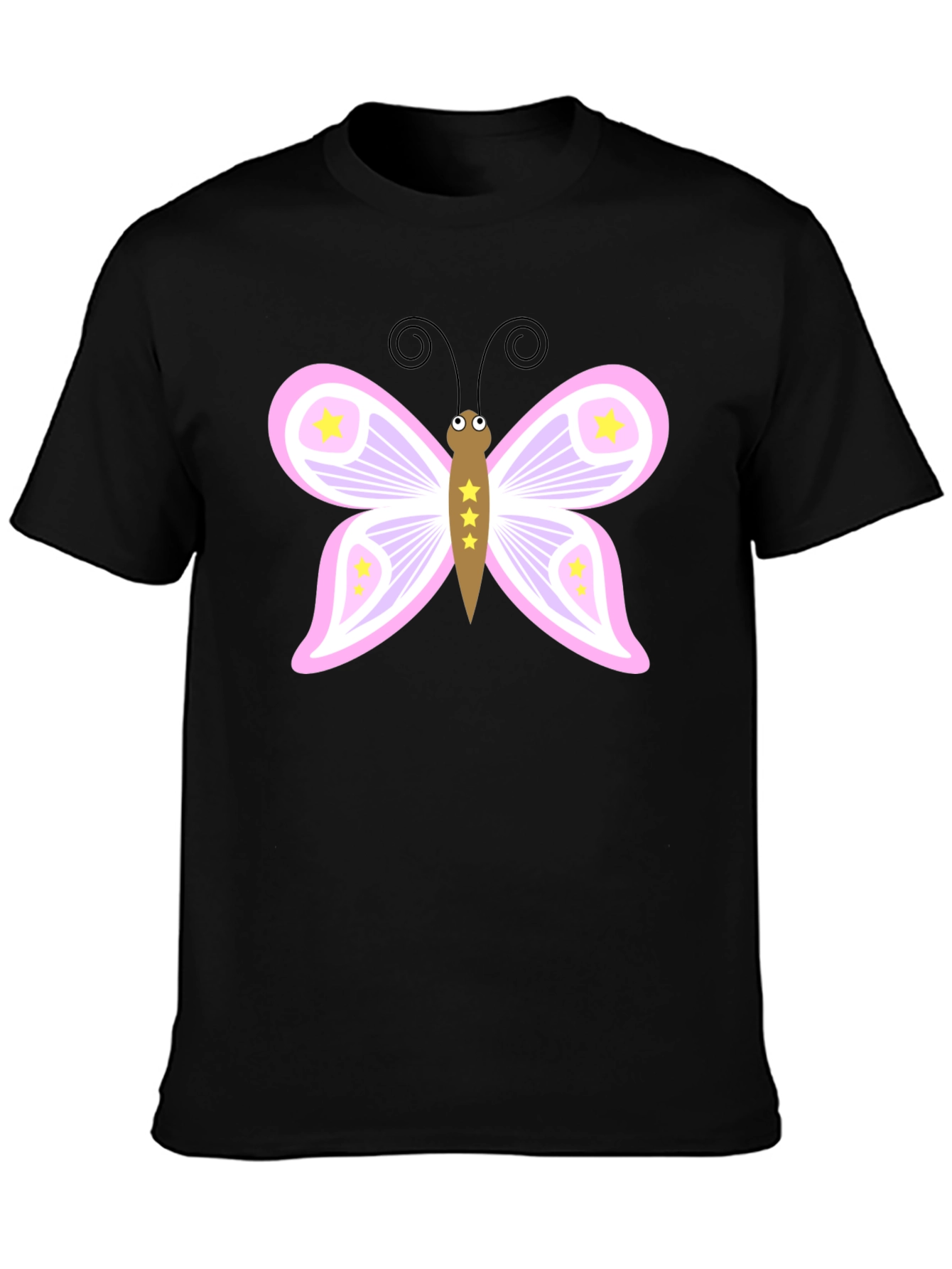 Butterfly Graphic Black Tee