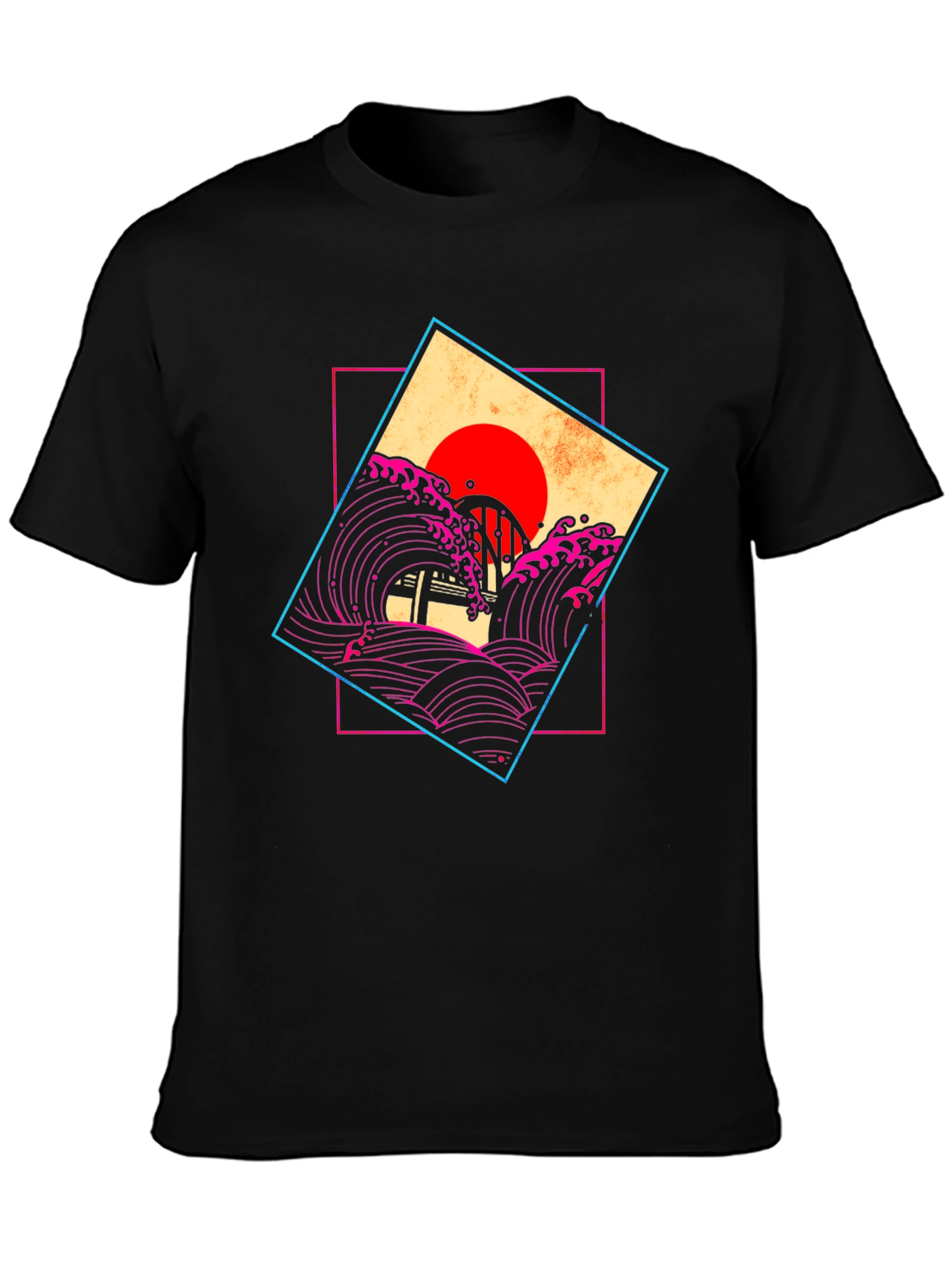 Retro Wave Graphic T-Shirt