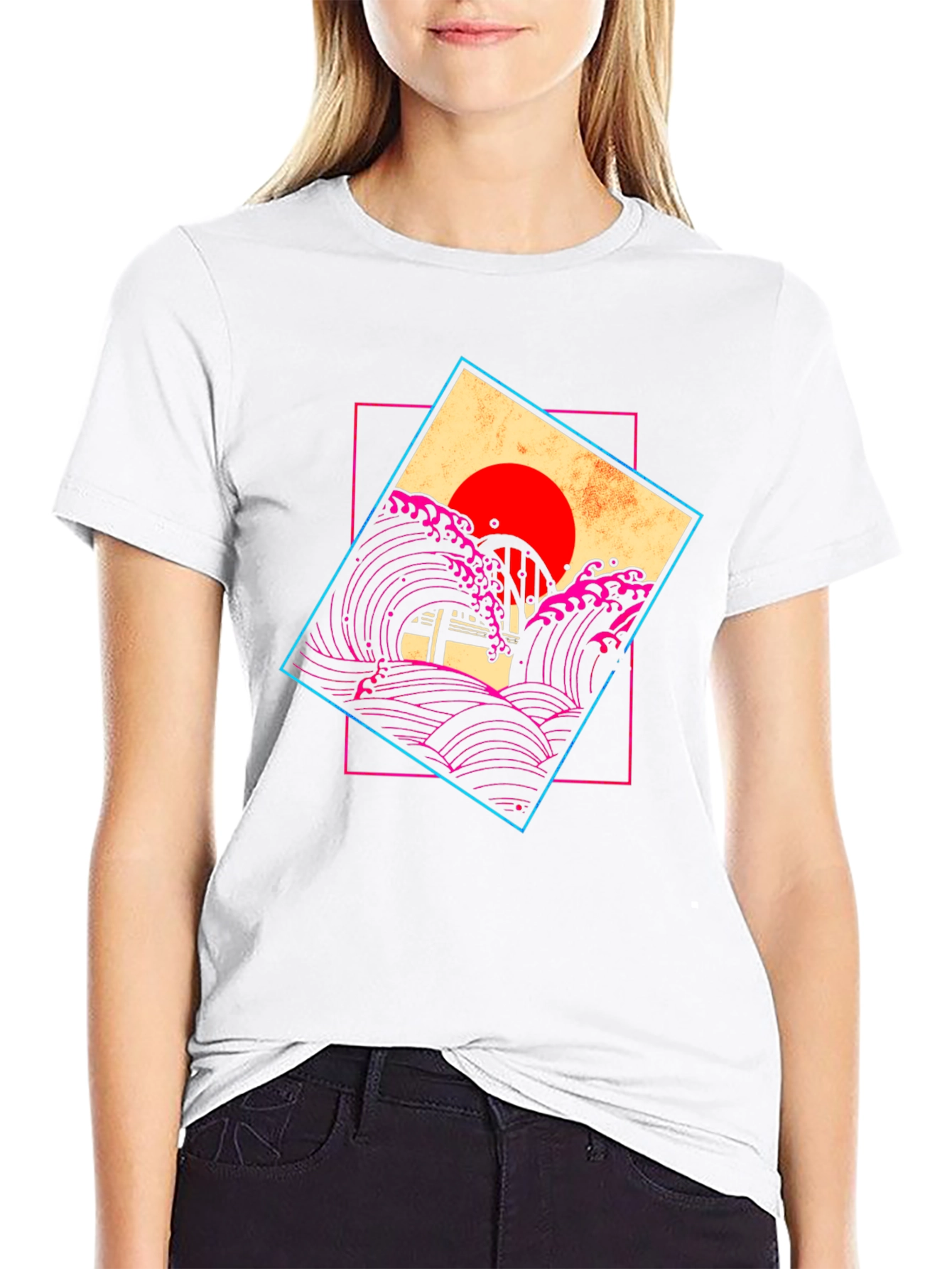 Retro Wave Graphic T-Shirt