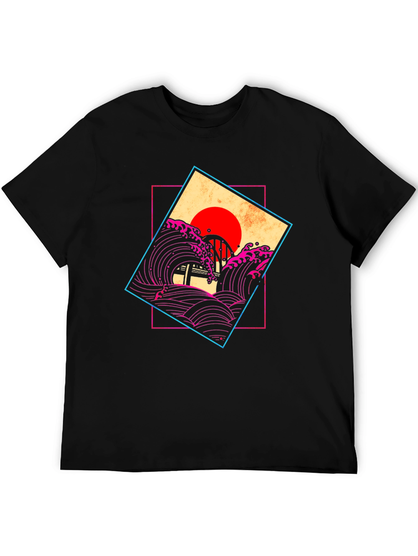 Retro Wave Graphic T-Shirt