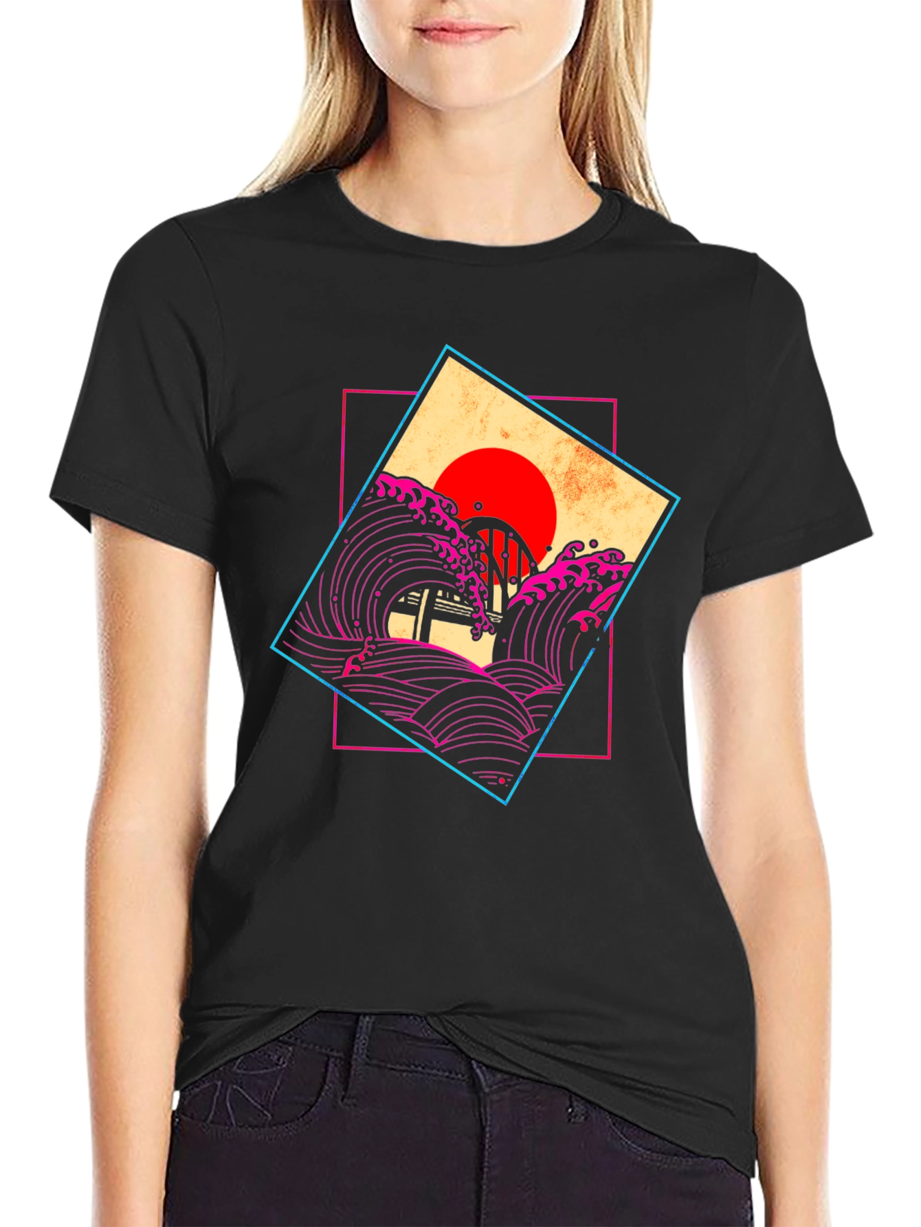 Retro Wave Graphic T-Shirt