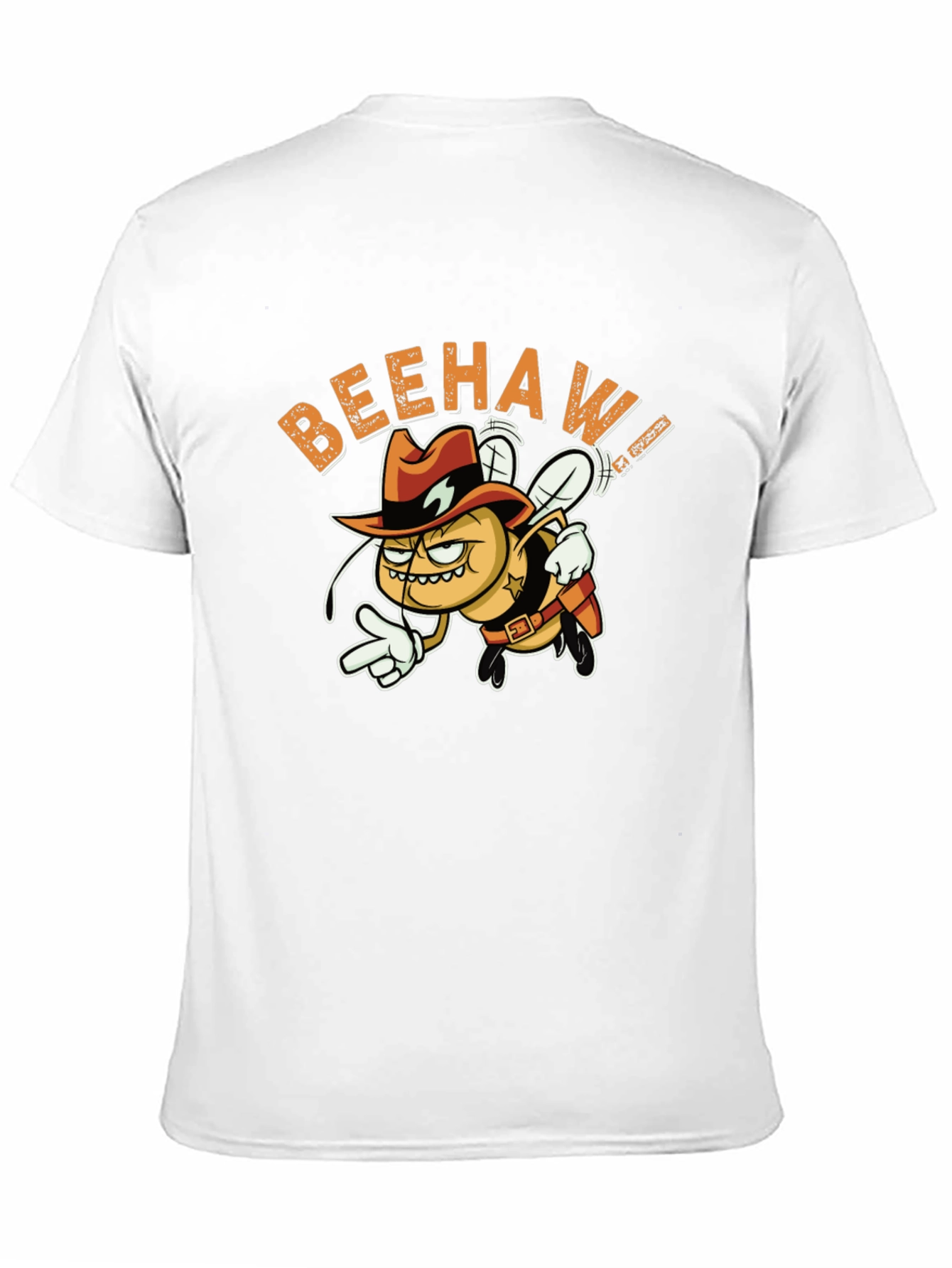 Beehaw Cowboy Graphic Black T-Shirt