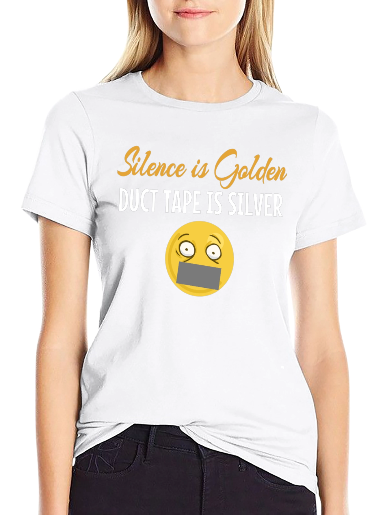 Silence Is Golden Duct Tape is Silver T-Shirt