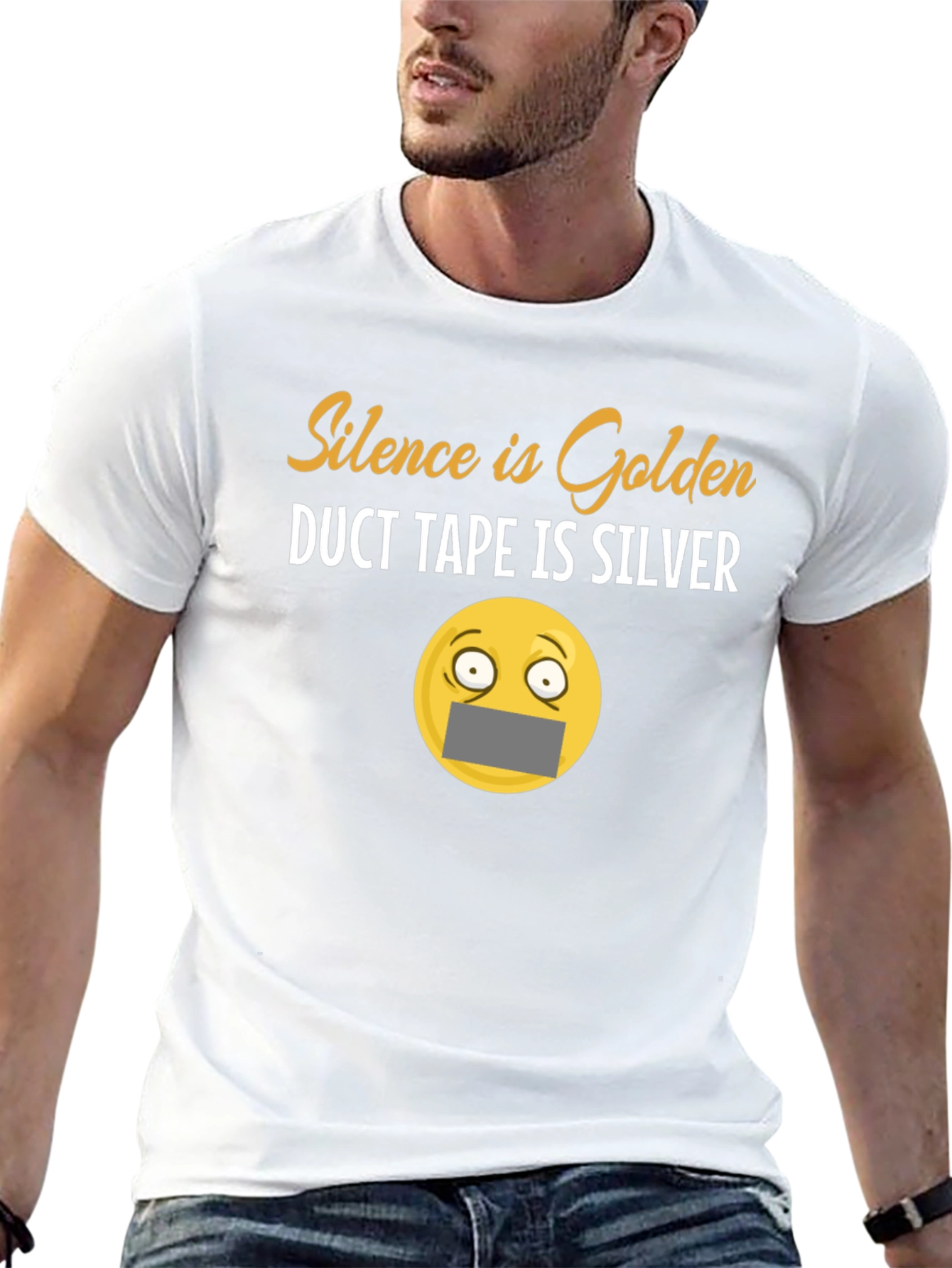 Silence Is Golden Duct Tape is Silver T-Shirt