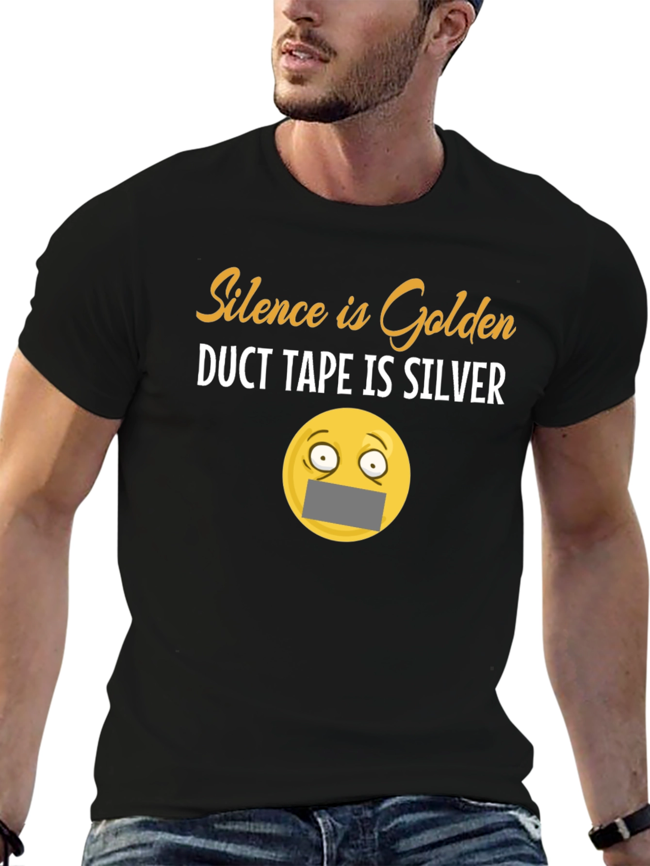 Silence Is Golden Duct Tape is Silver T-Shirt