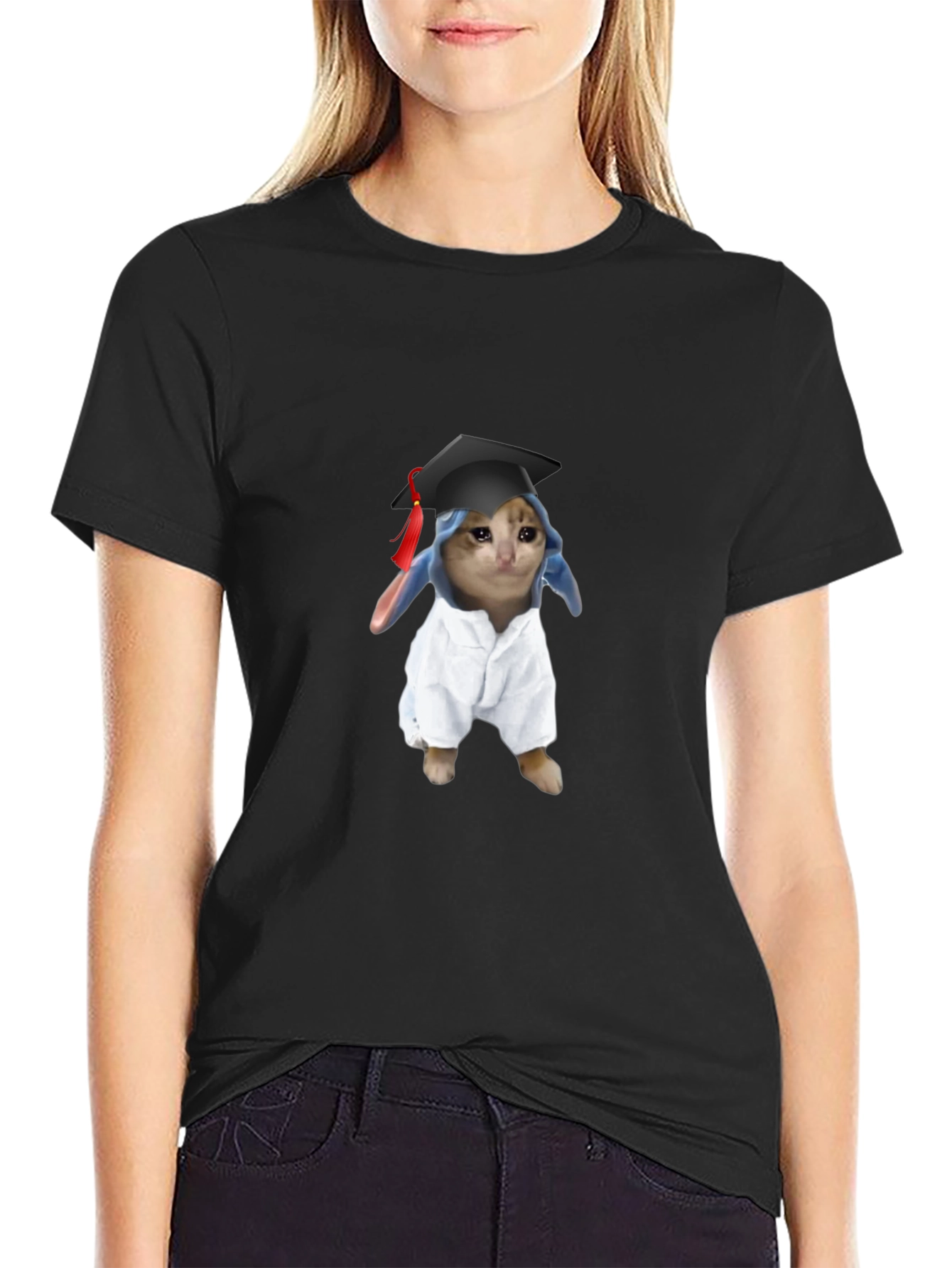 Graduation Cat T-Shirt - Funny & Unique