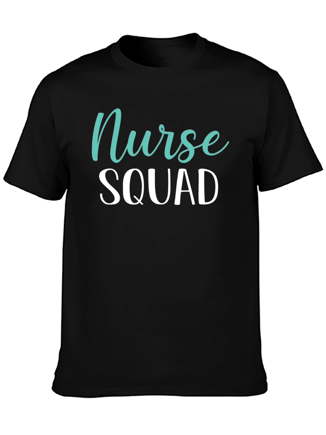 Nurse Squad T-Shirt - Black Crew Neck