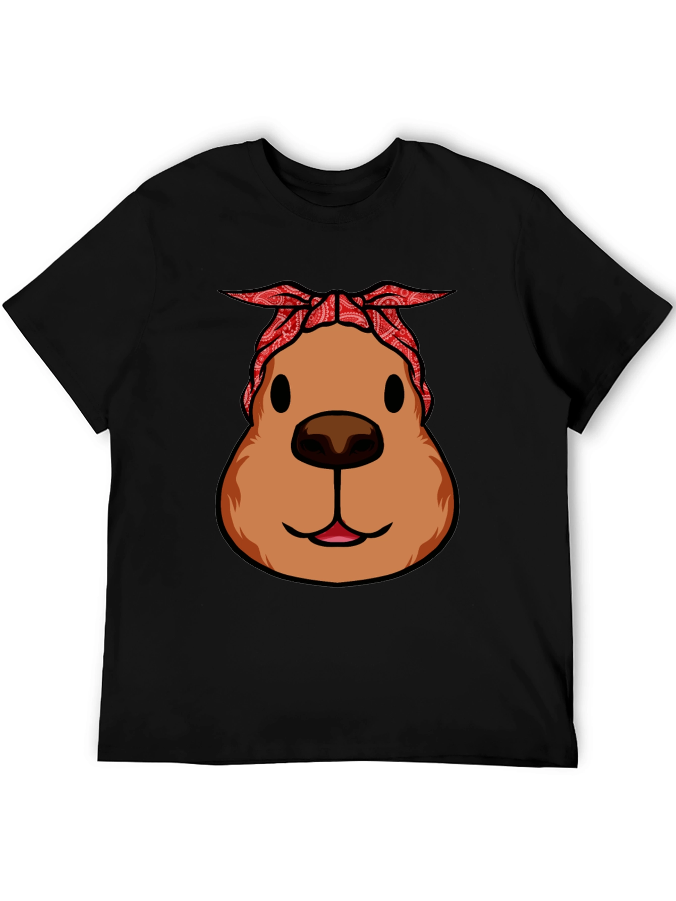 Capybara Bandana T-Shirt - Cool & Casual