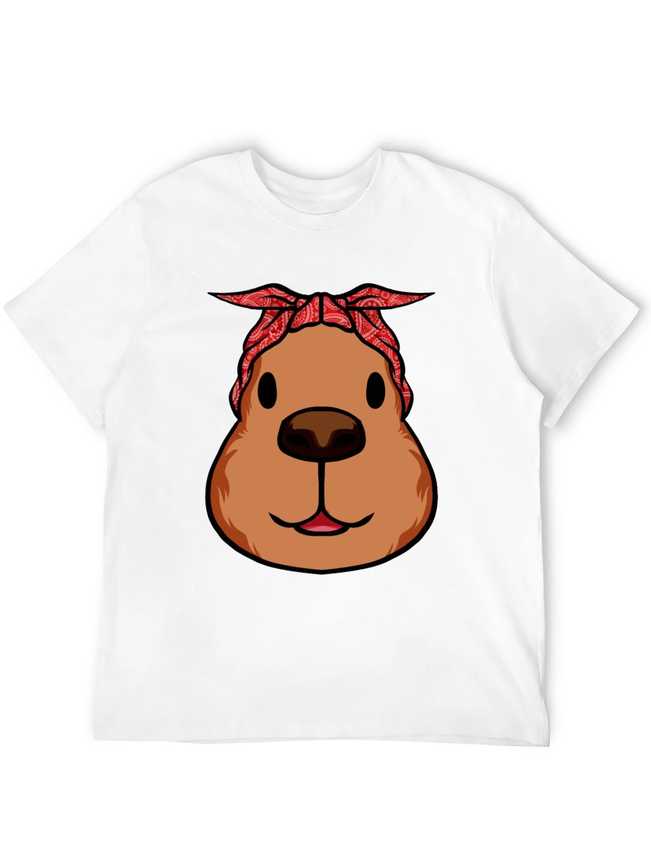 Capybara Bandana T-Shirt - Cool & Casual