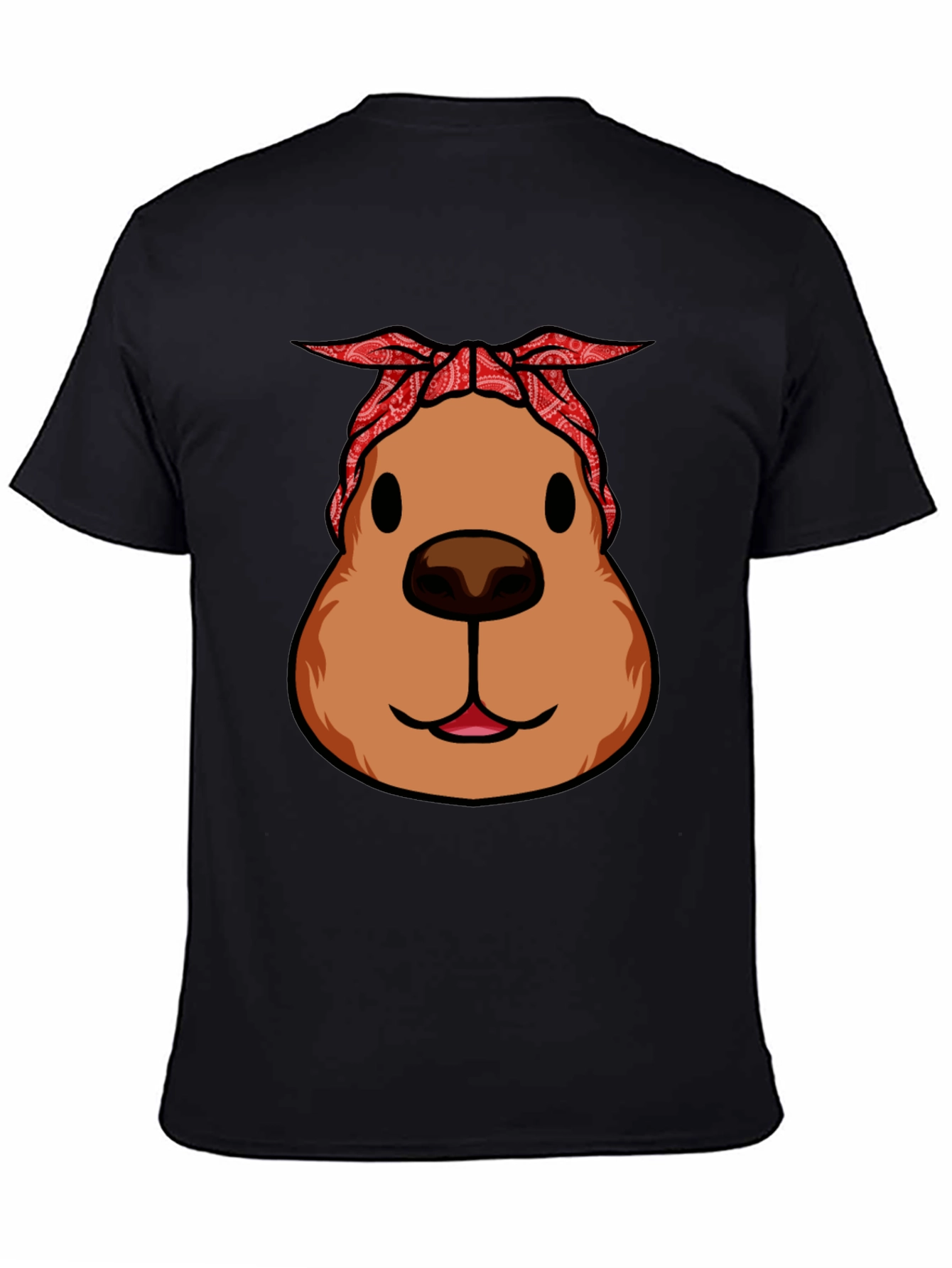 Capybara Bandana T-Shirt - Cool & Casual