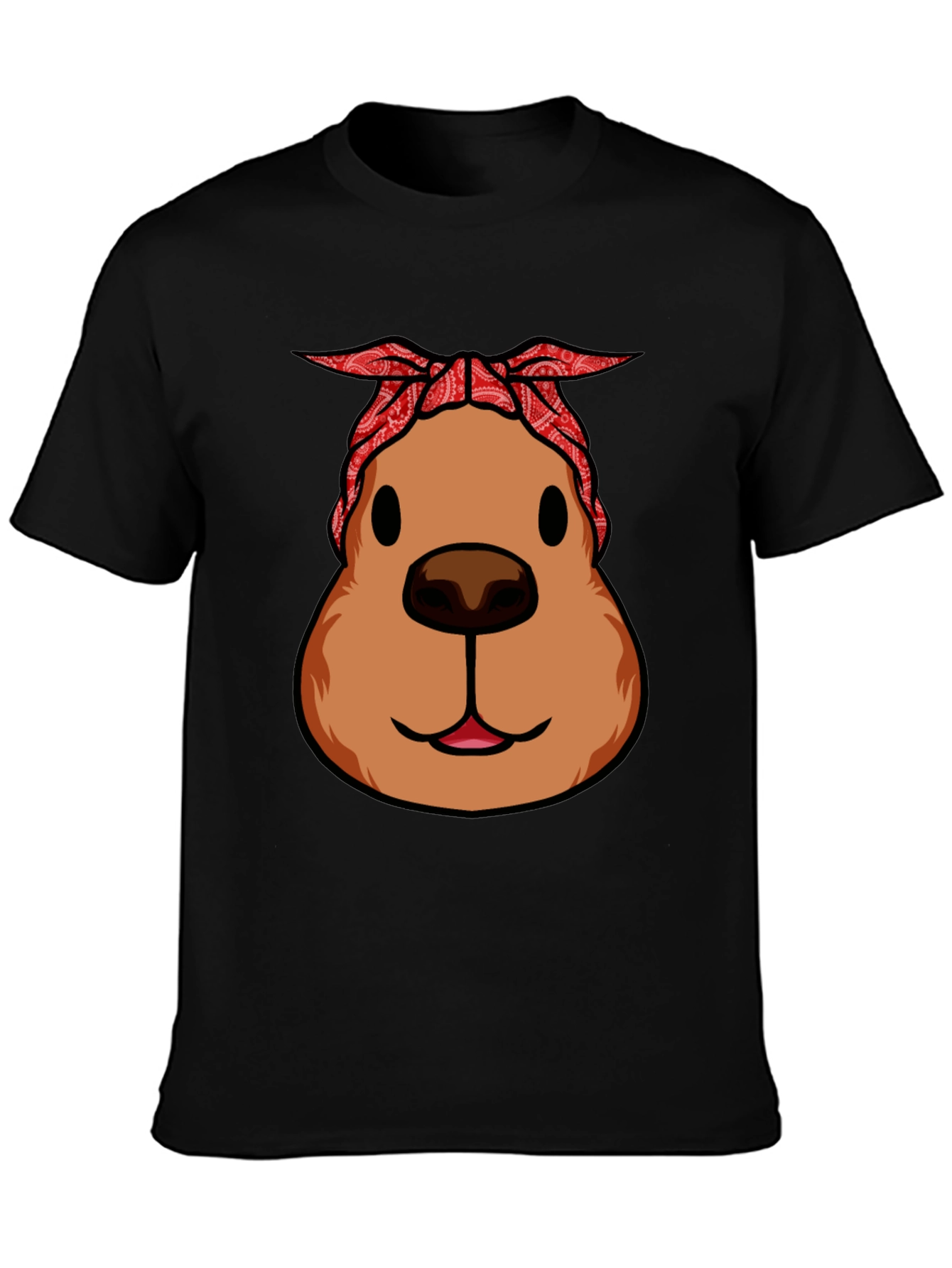 Capybara Bandana T-Shirt - Cool & Casual