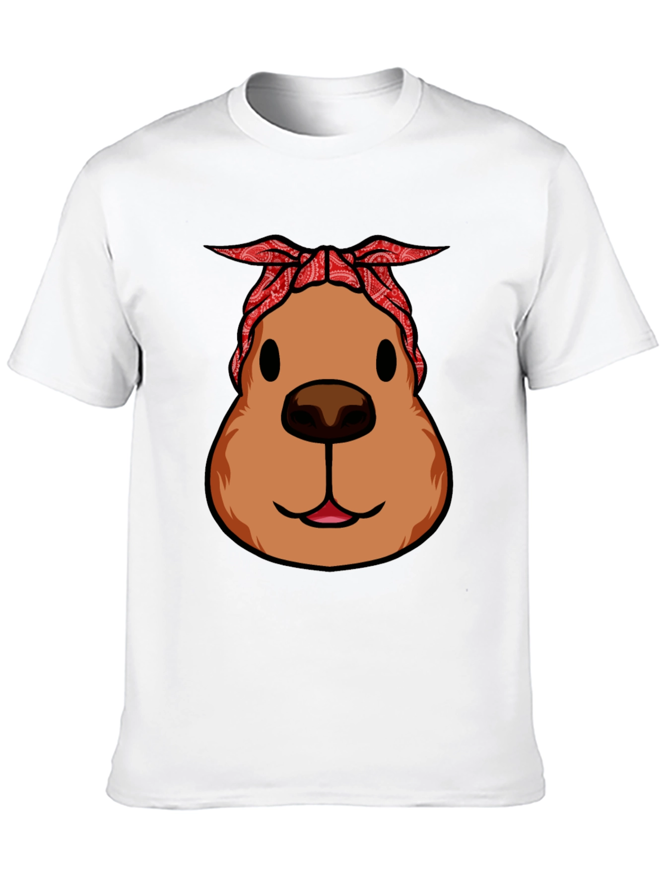 Capybara Bandana T-Shirt - Cool & Casual