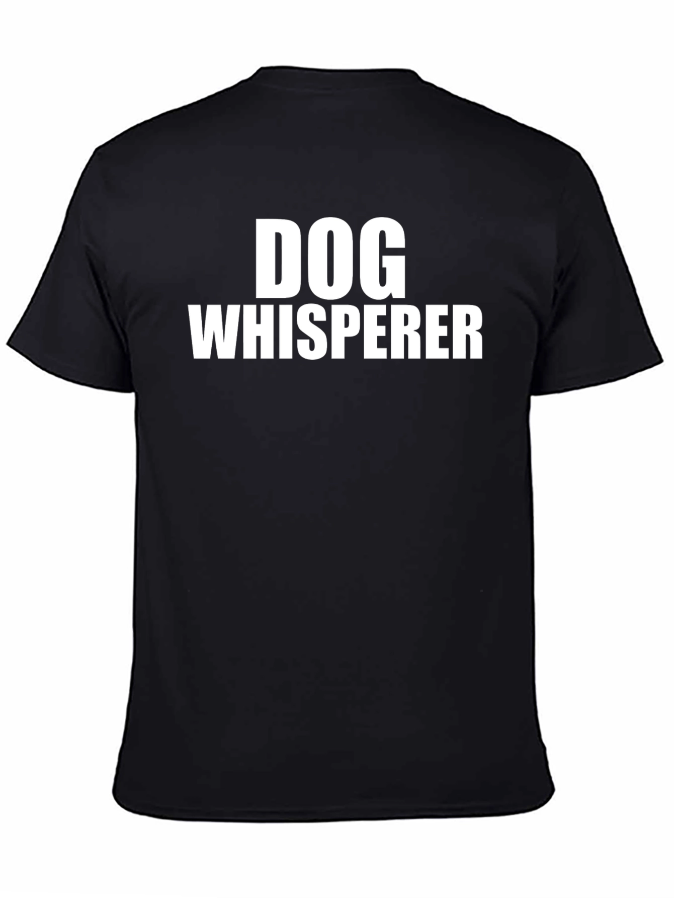 Dog Whisperer Black Graphic T-Shirt