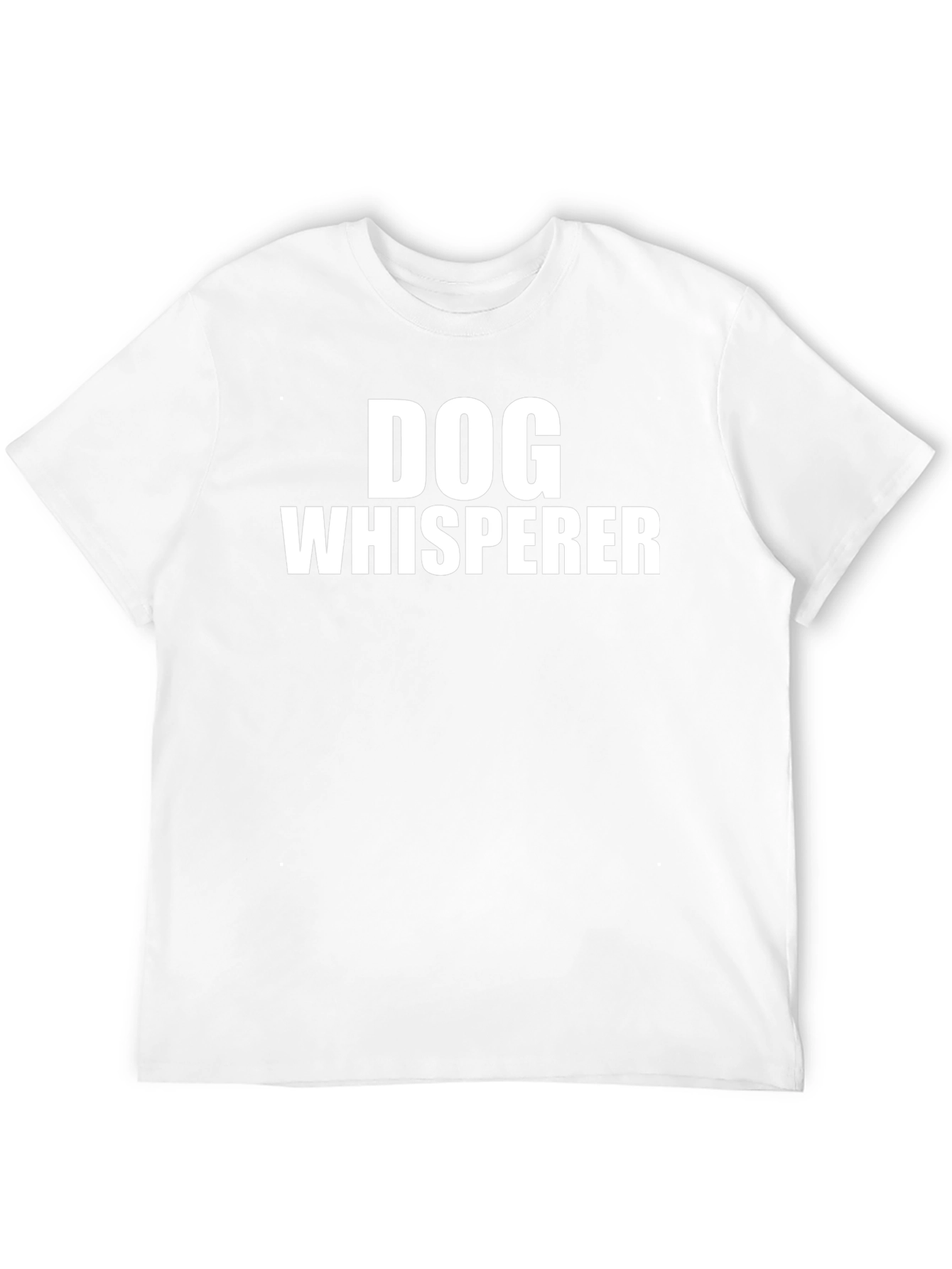 Dog Whisperer Black Graphic T-Shirt