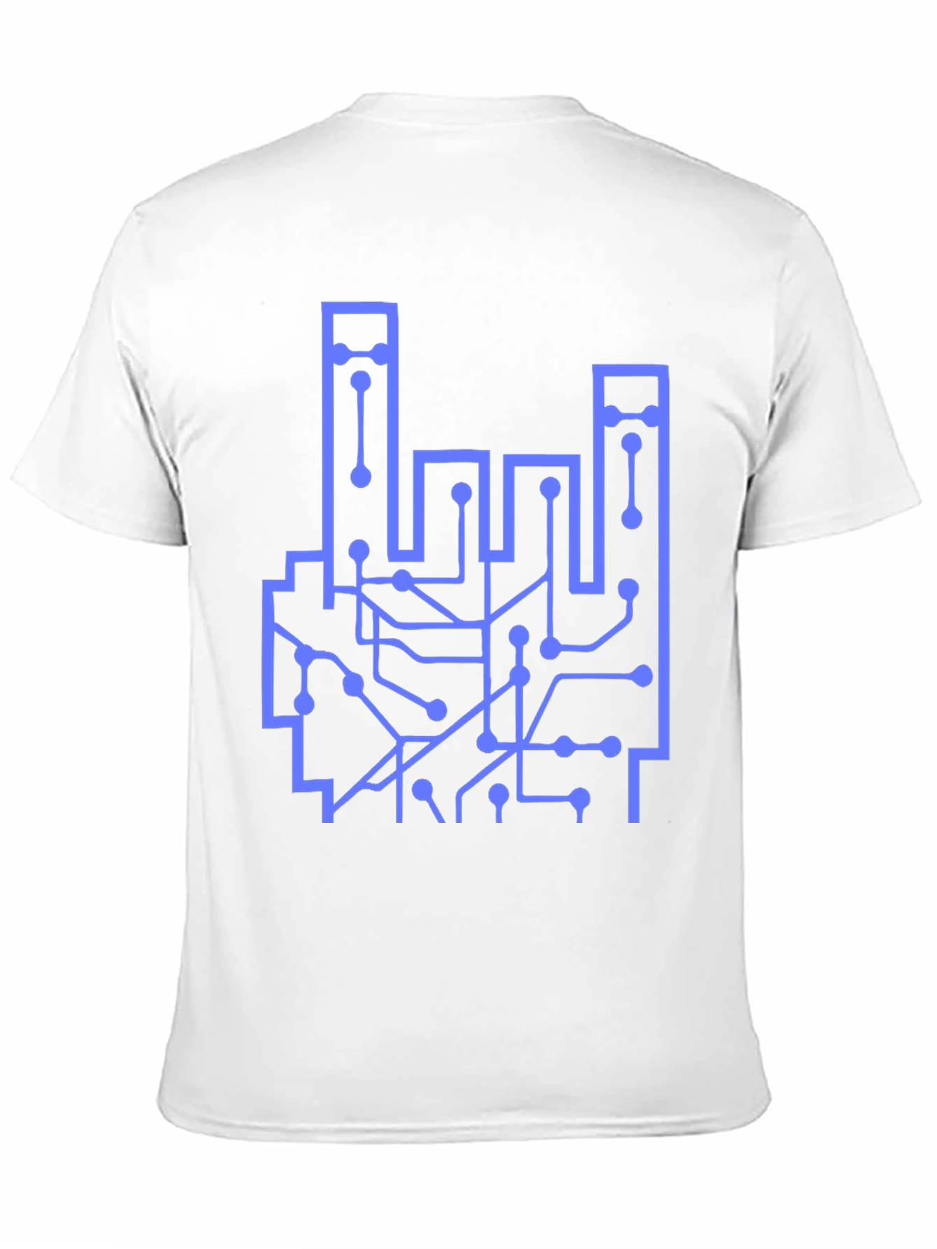 Circuit Board Hand Graphic T-Shirt