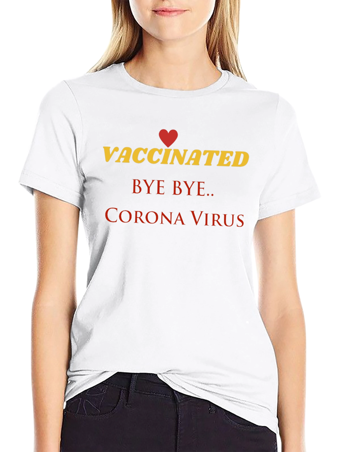 Vaccinated Bye Bye Corona Virus T-Shirt