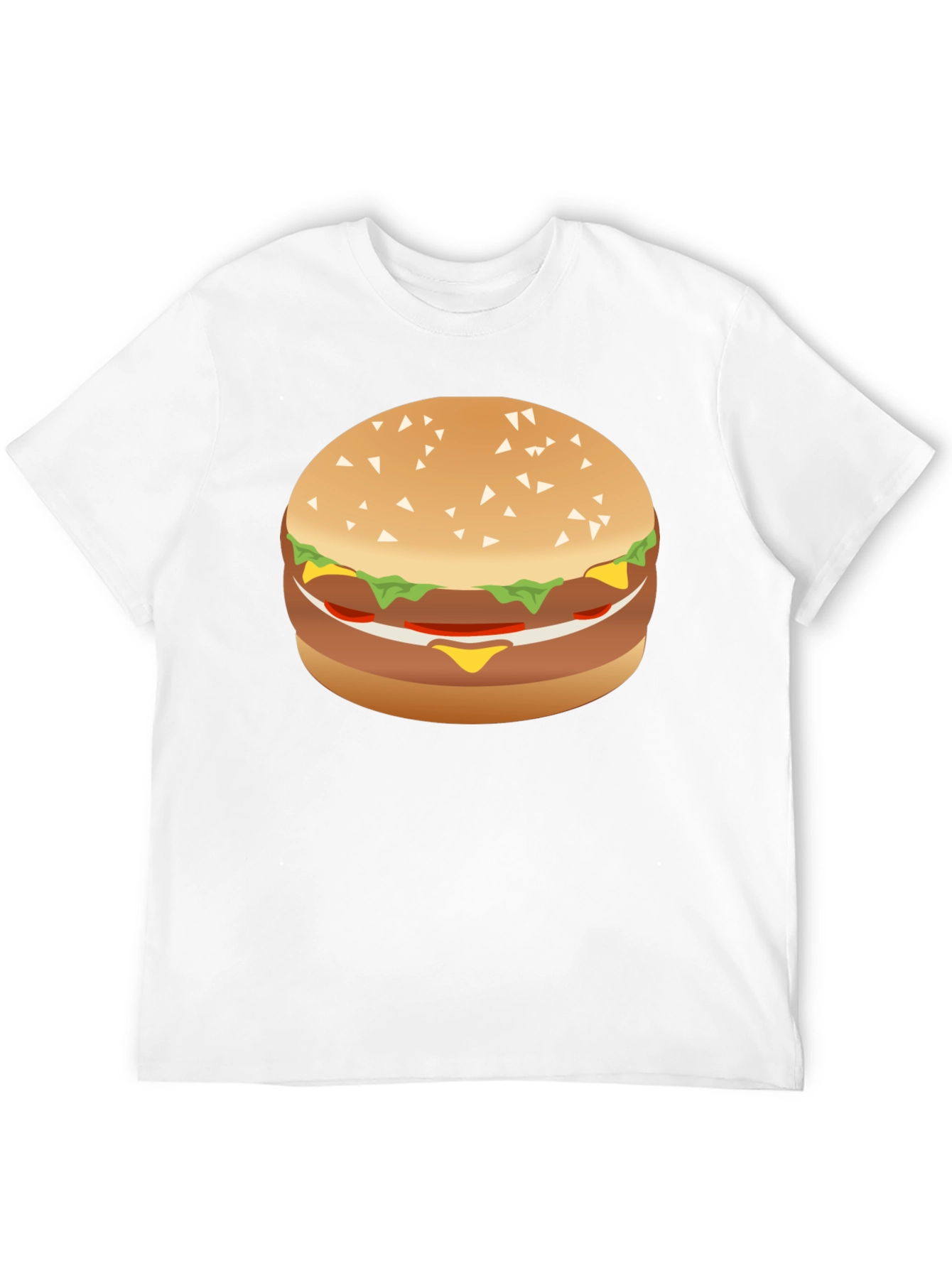 Burger Graphic Black T-Shirt - Foodie Fashion
