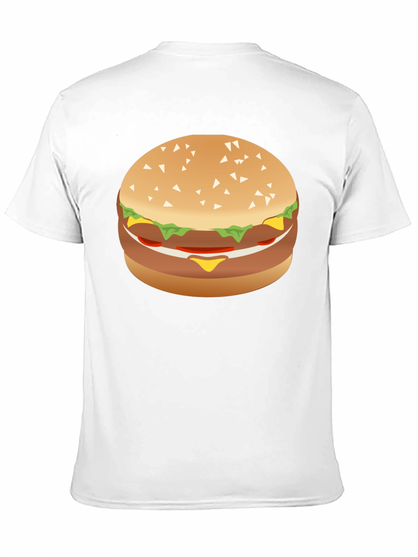 Burger Graphic Black T-Shirt - Foodie Fashion