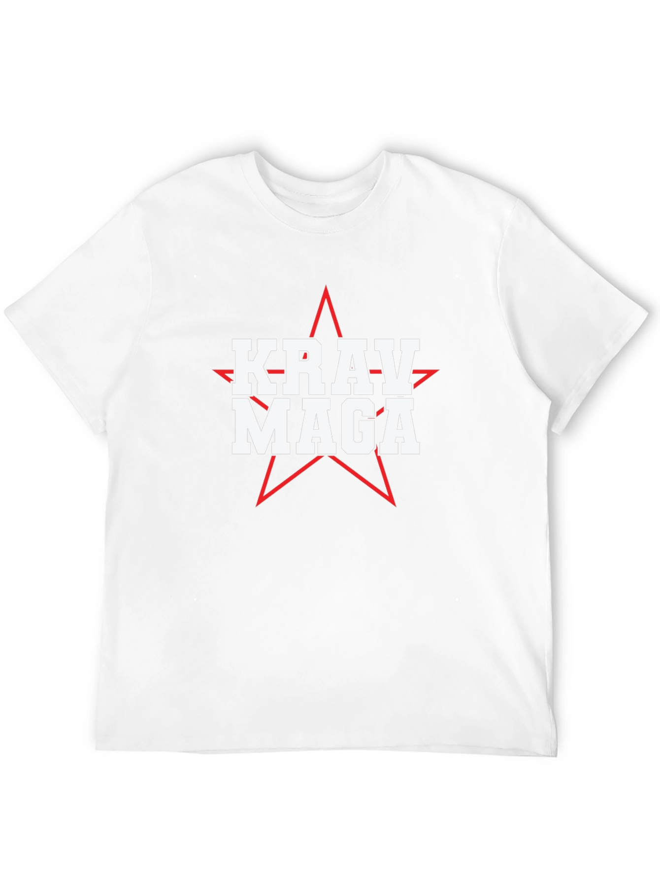 Krav Maga Star Graphic Black T-Shirt