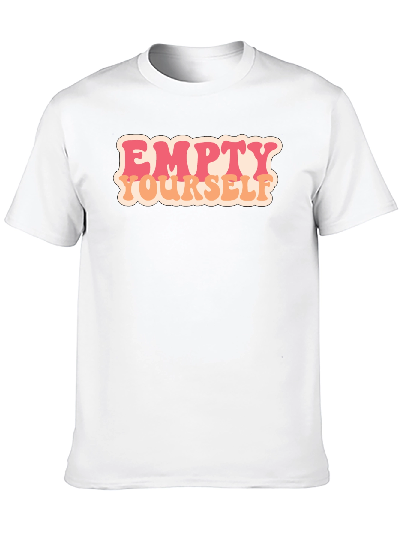 Empty Yourself Graphic Tee - Retro Style