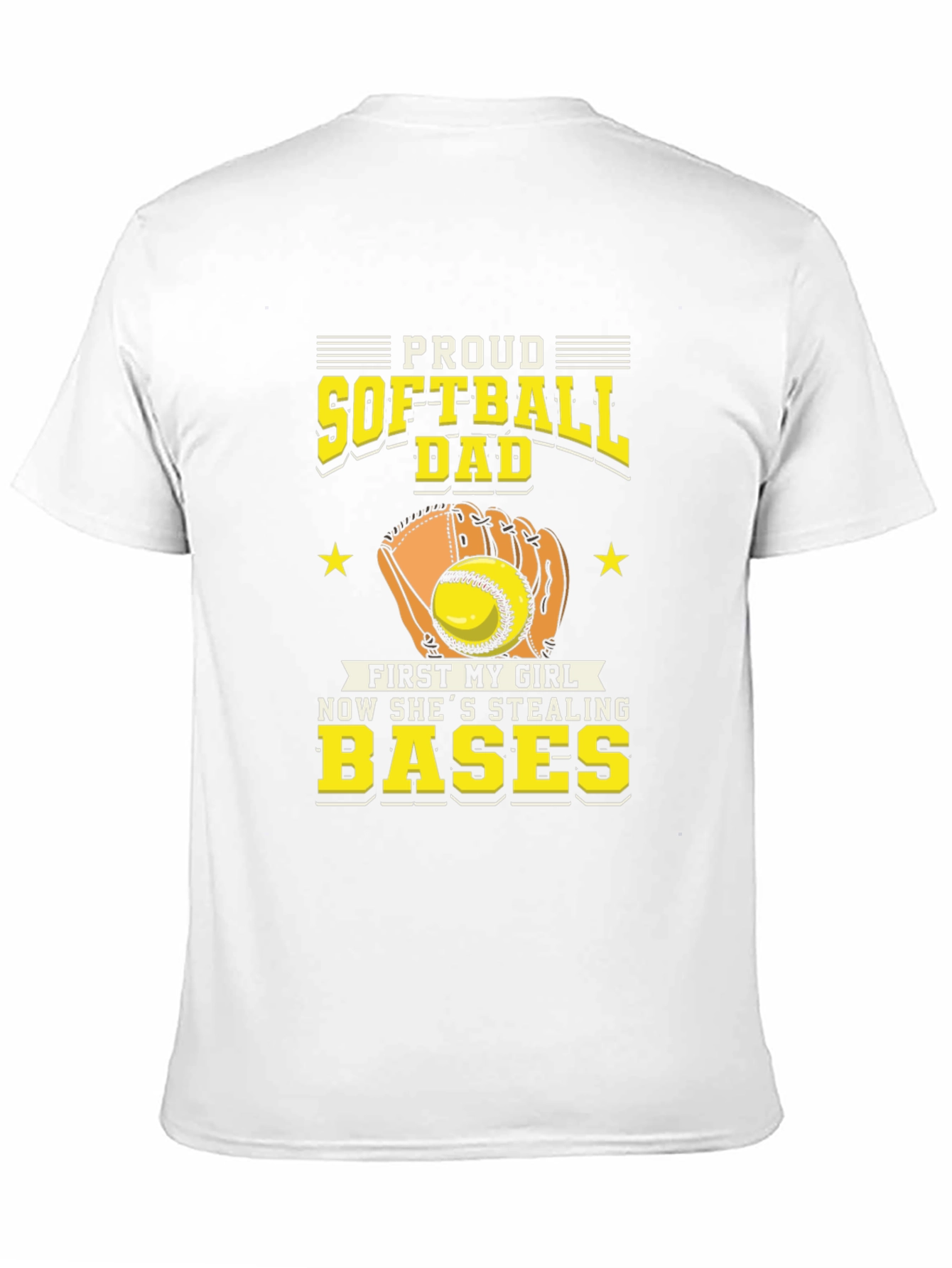 Proud Softball Dad T-Shirt