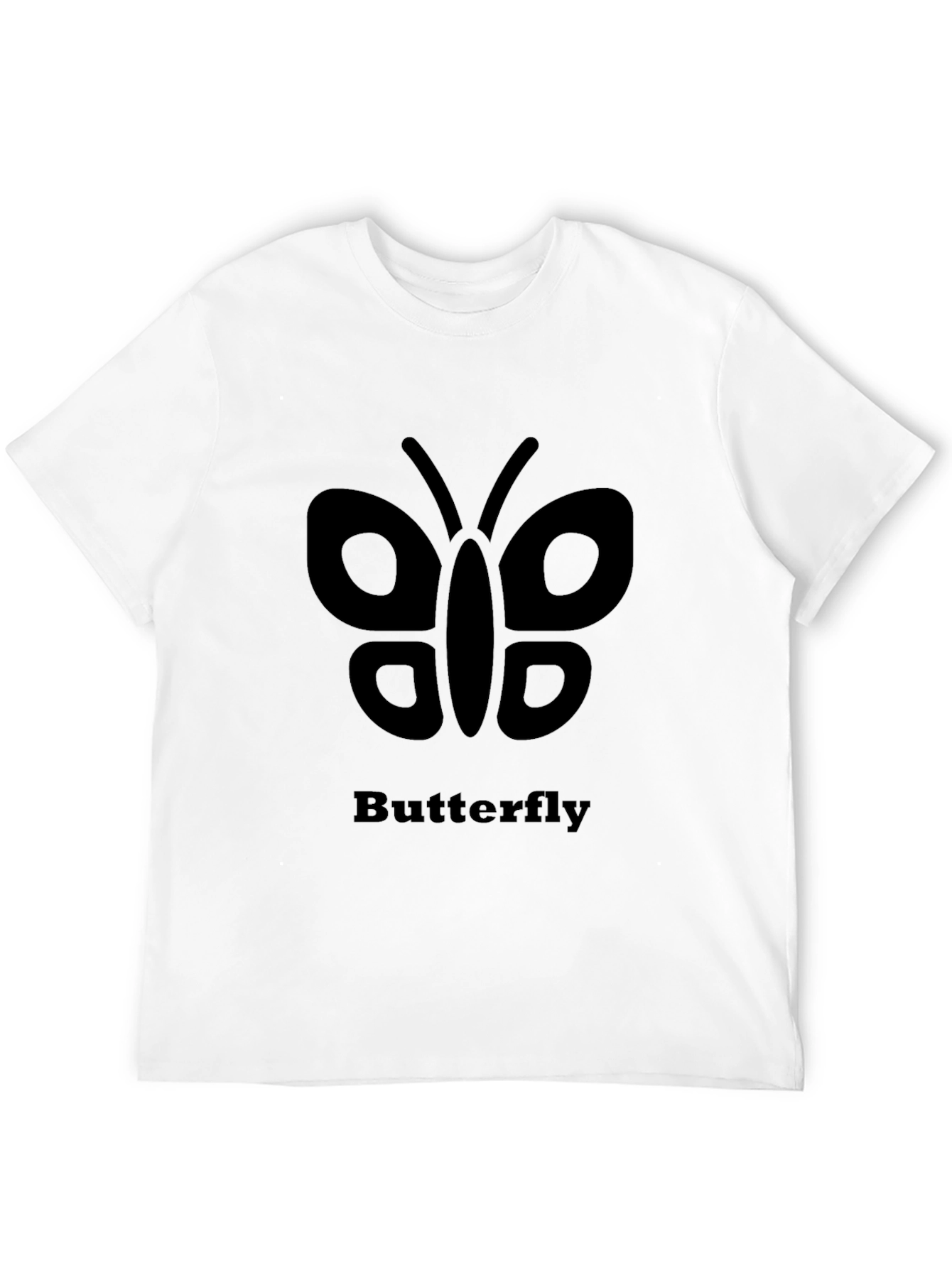 Butterfly Graphic Tee - Black Unisex T-Shirt