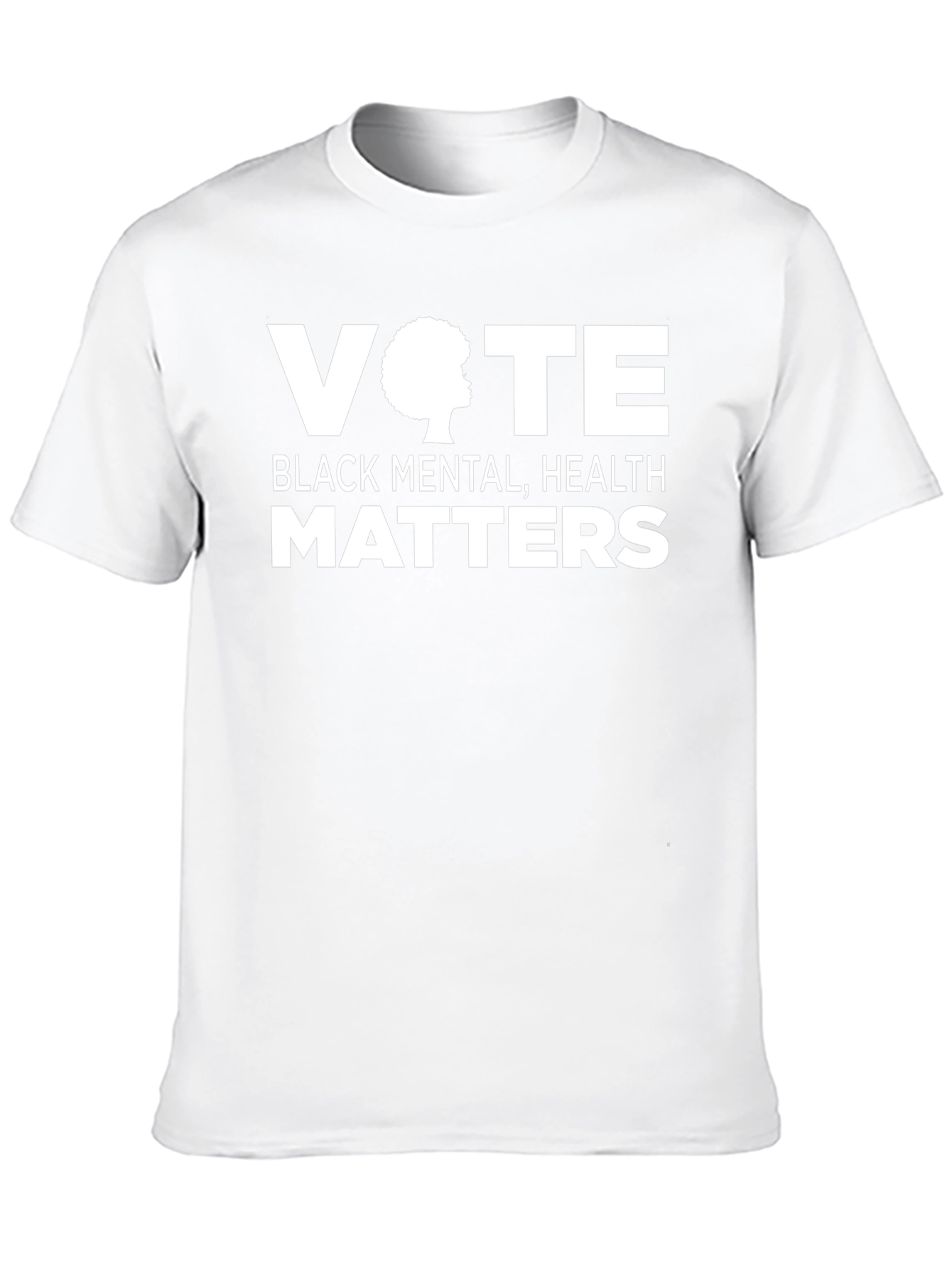 Vote Black Mental Health Matters Graphic T-Shirt