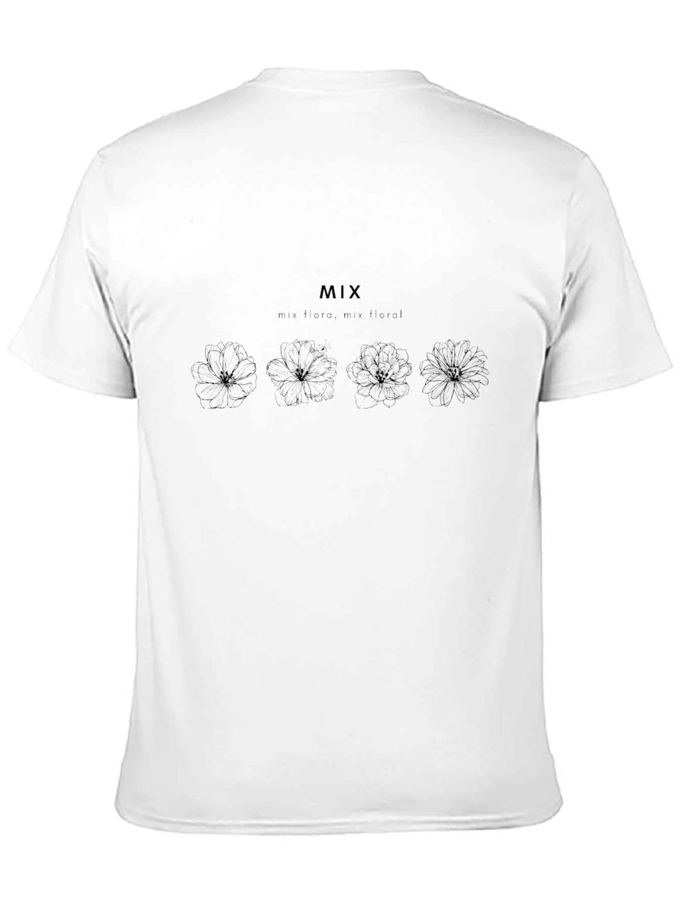Black Floral Graphic T-Shirt