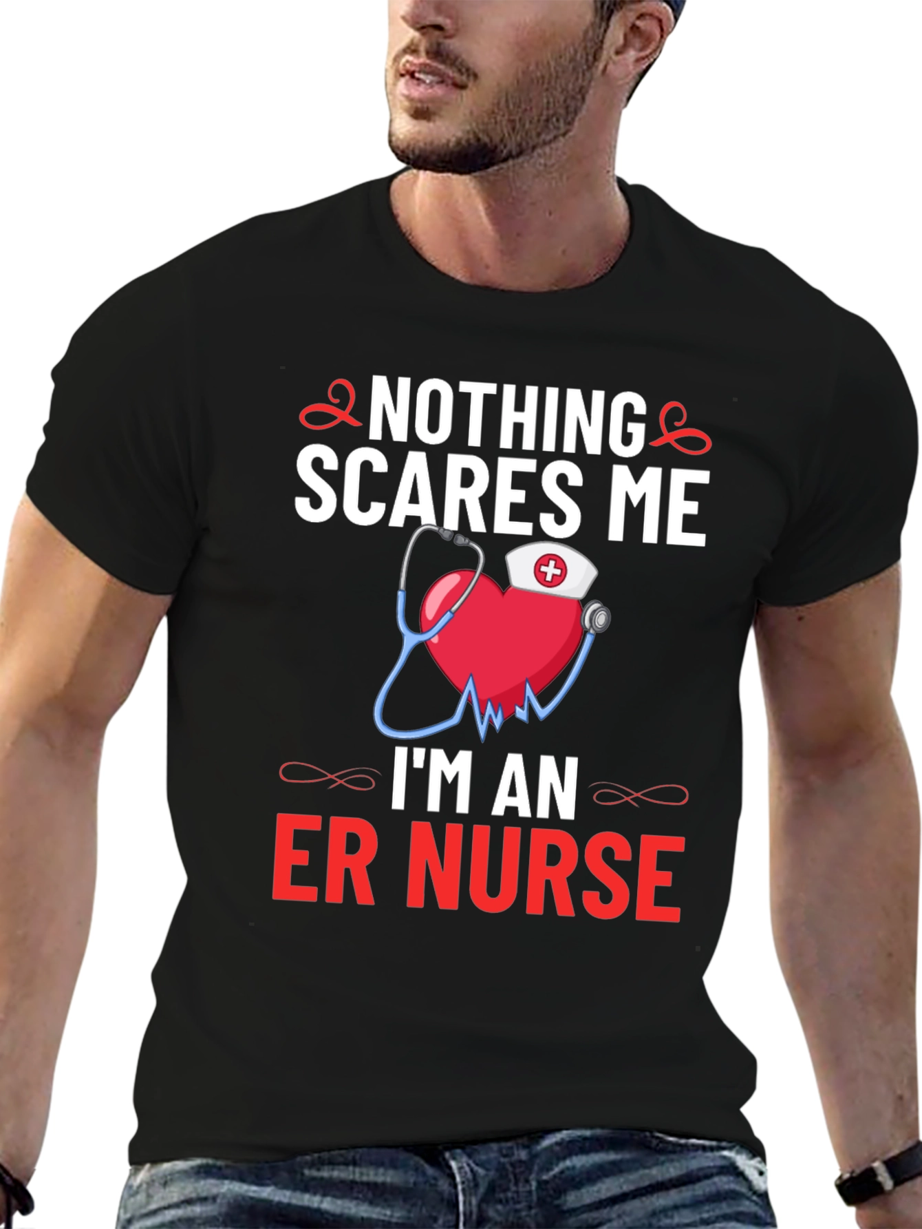 Nothing Scares Me Im An ER Nurse T-Shirt