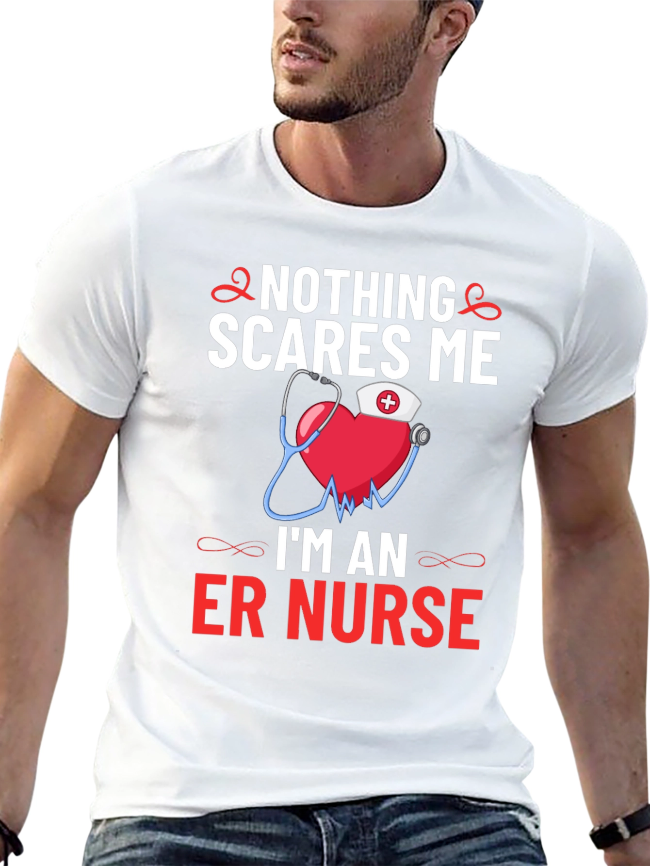 Nothing Scares Me Im An ER Nurse T-Shirt