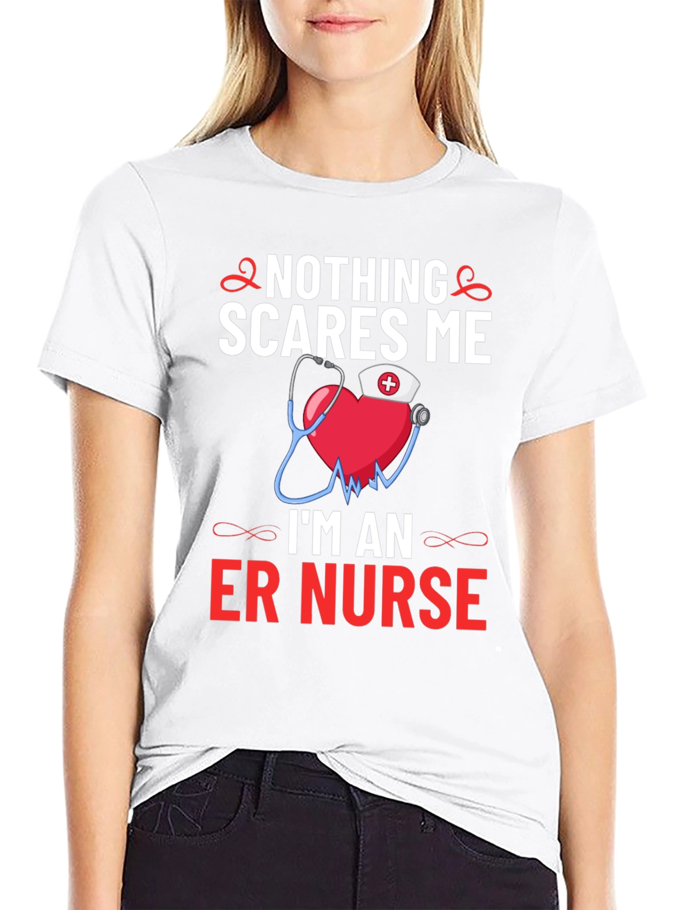 Nothing Scares Me Im An ER Nurse T-Shirt