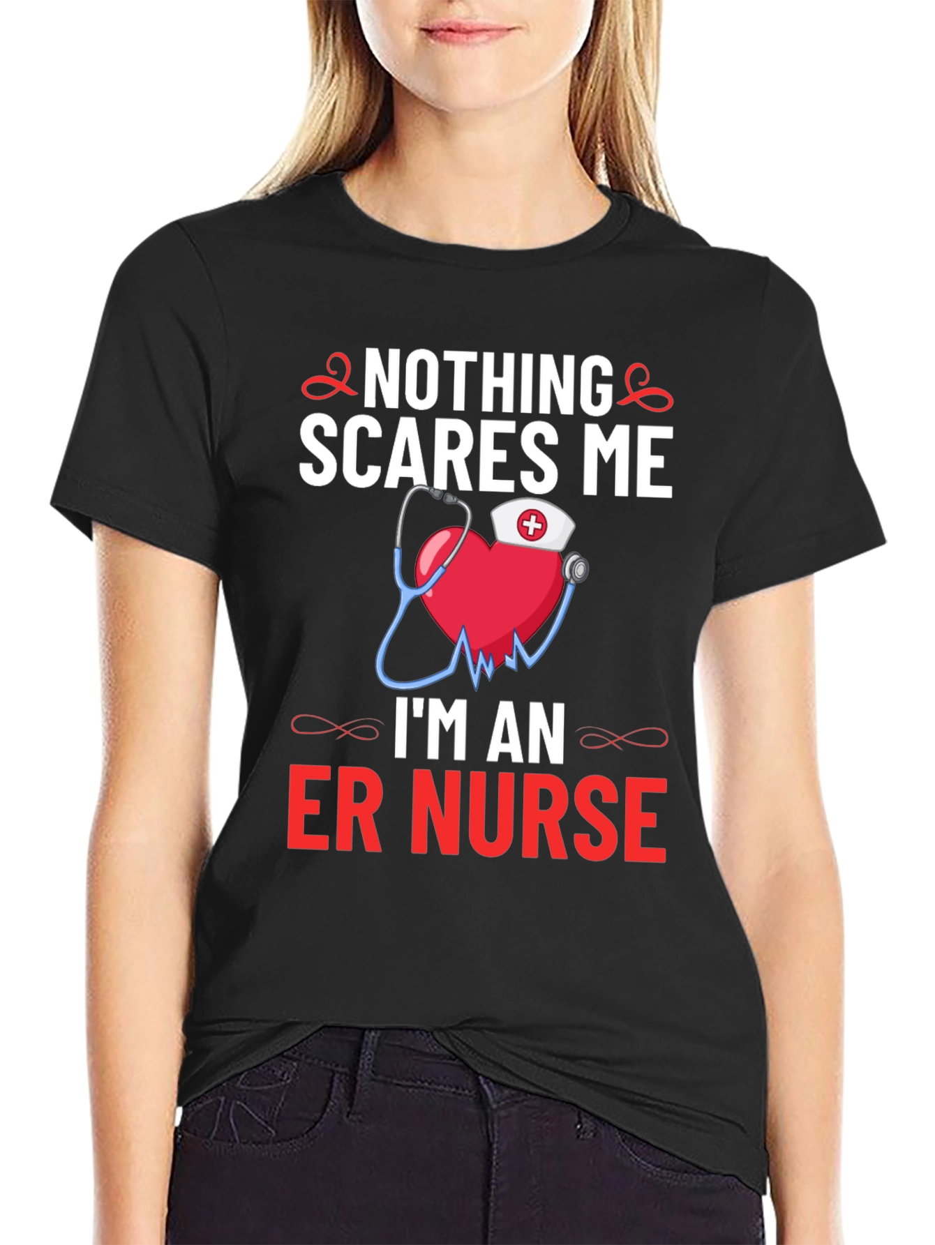 Nothing Scares Me Im An ER Nurse T-Shirt