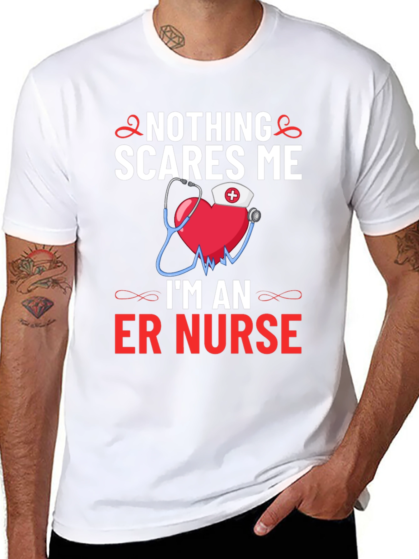 Nothing Scares Me Im An ER Nurse T-Shirt