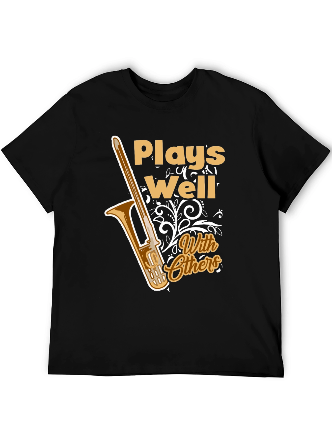 Plays Well With Others Trombone T-Shirt